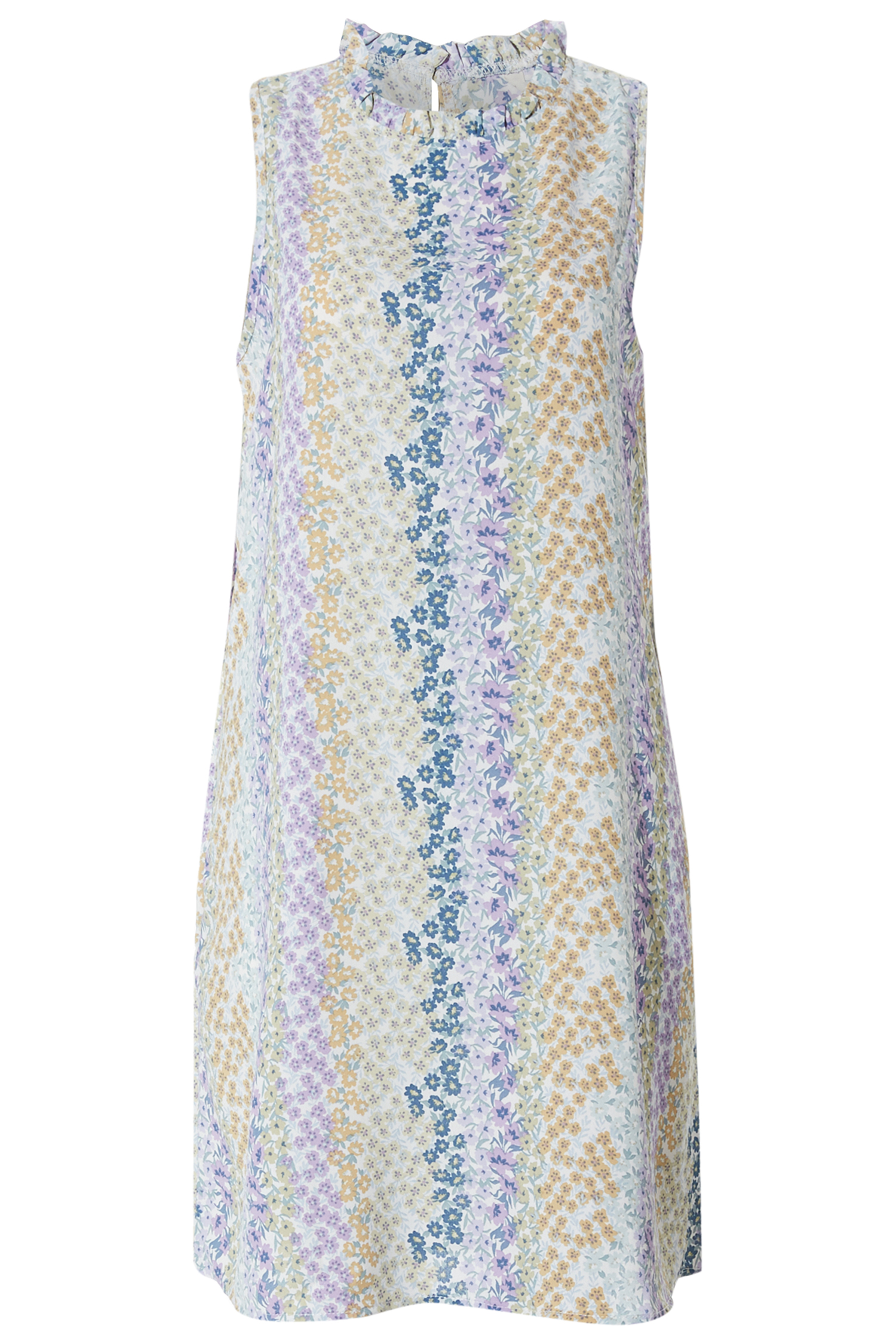 Mock Neck Sleeveless Mini Dress