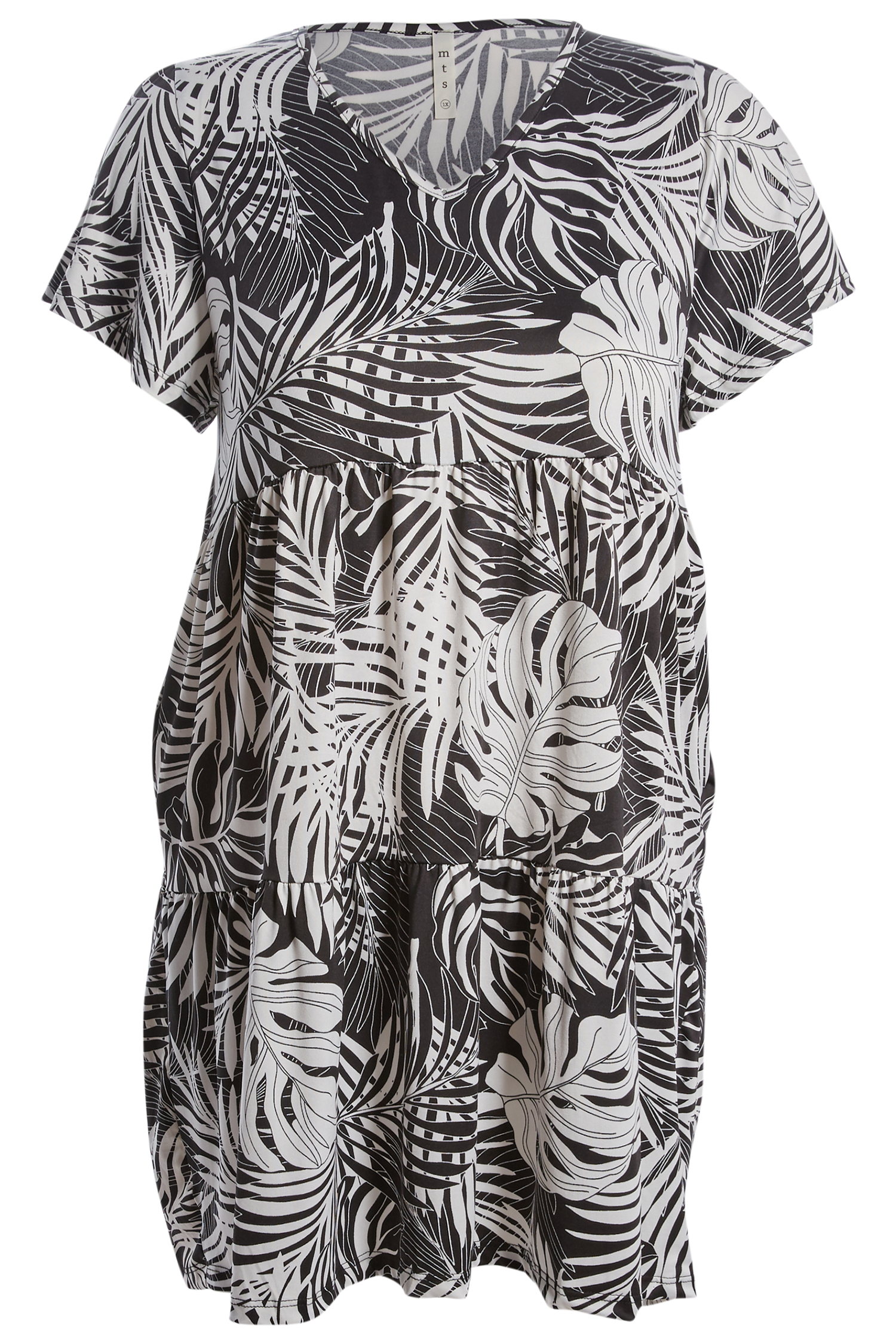 Tropical Print Dress