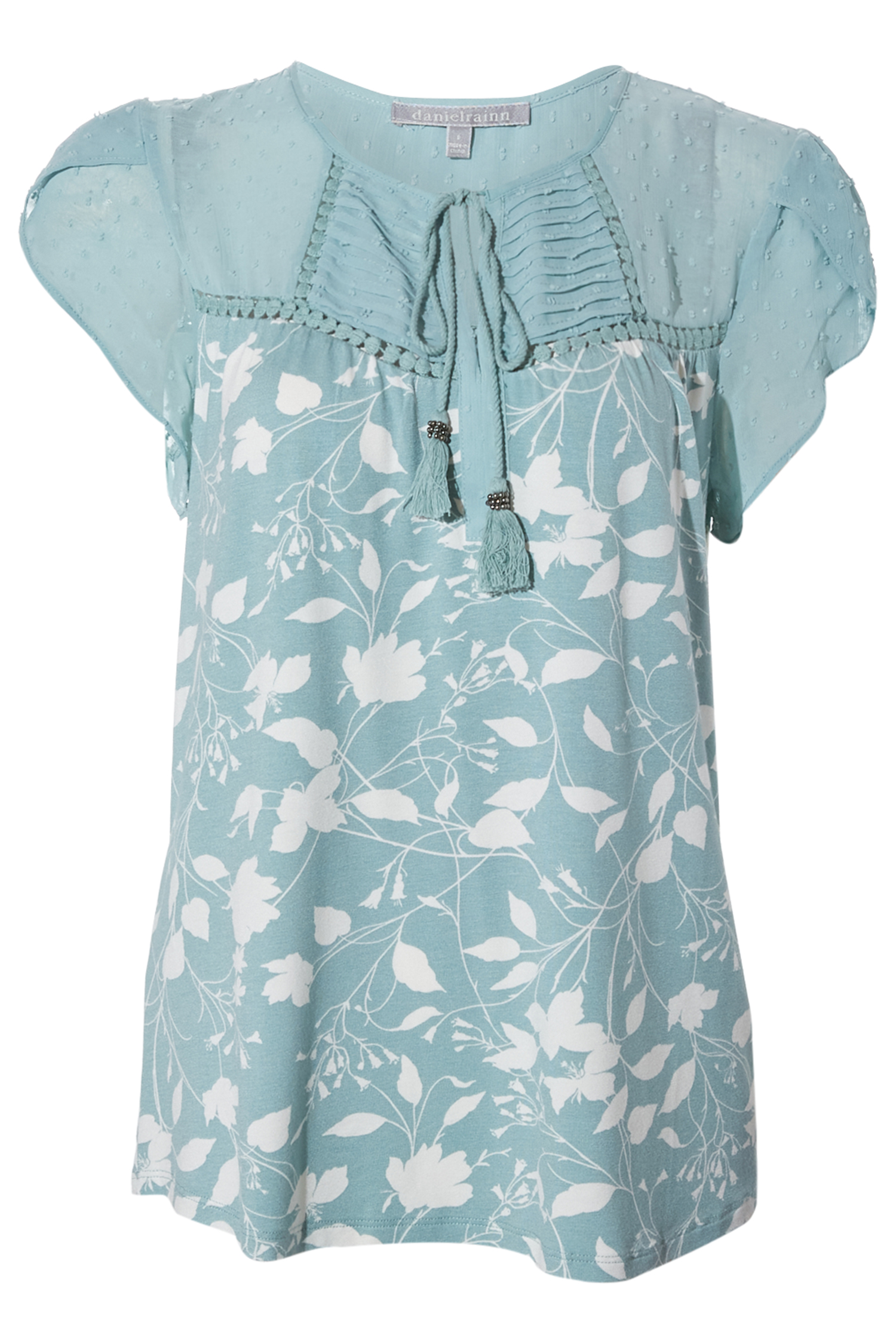Daniel Rainn Short Sleeve Knit Top