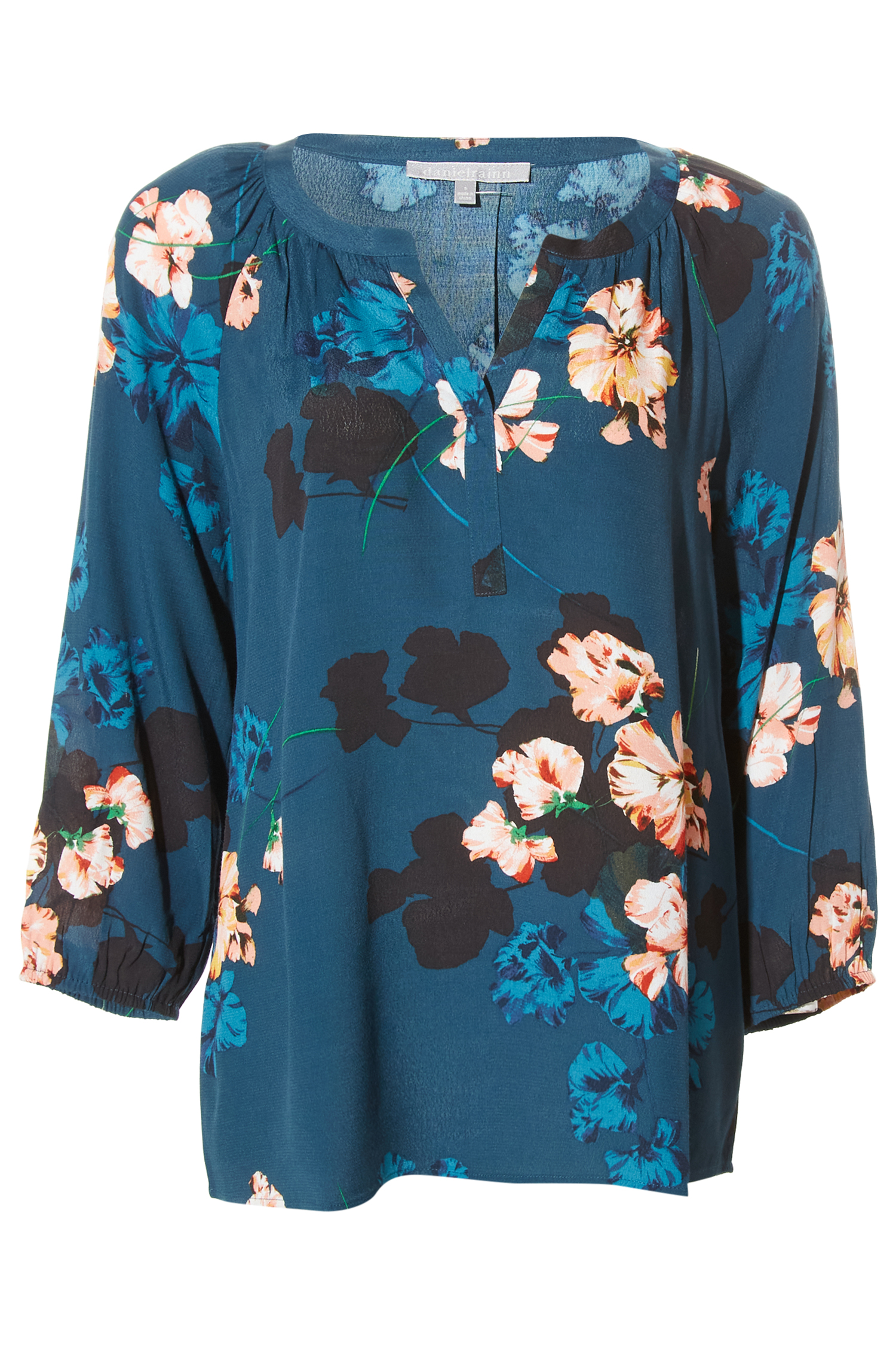 Daniel Rainn Long Sleeve Floral Top