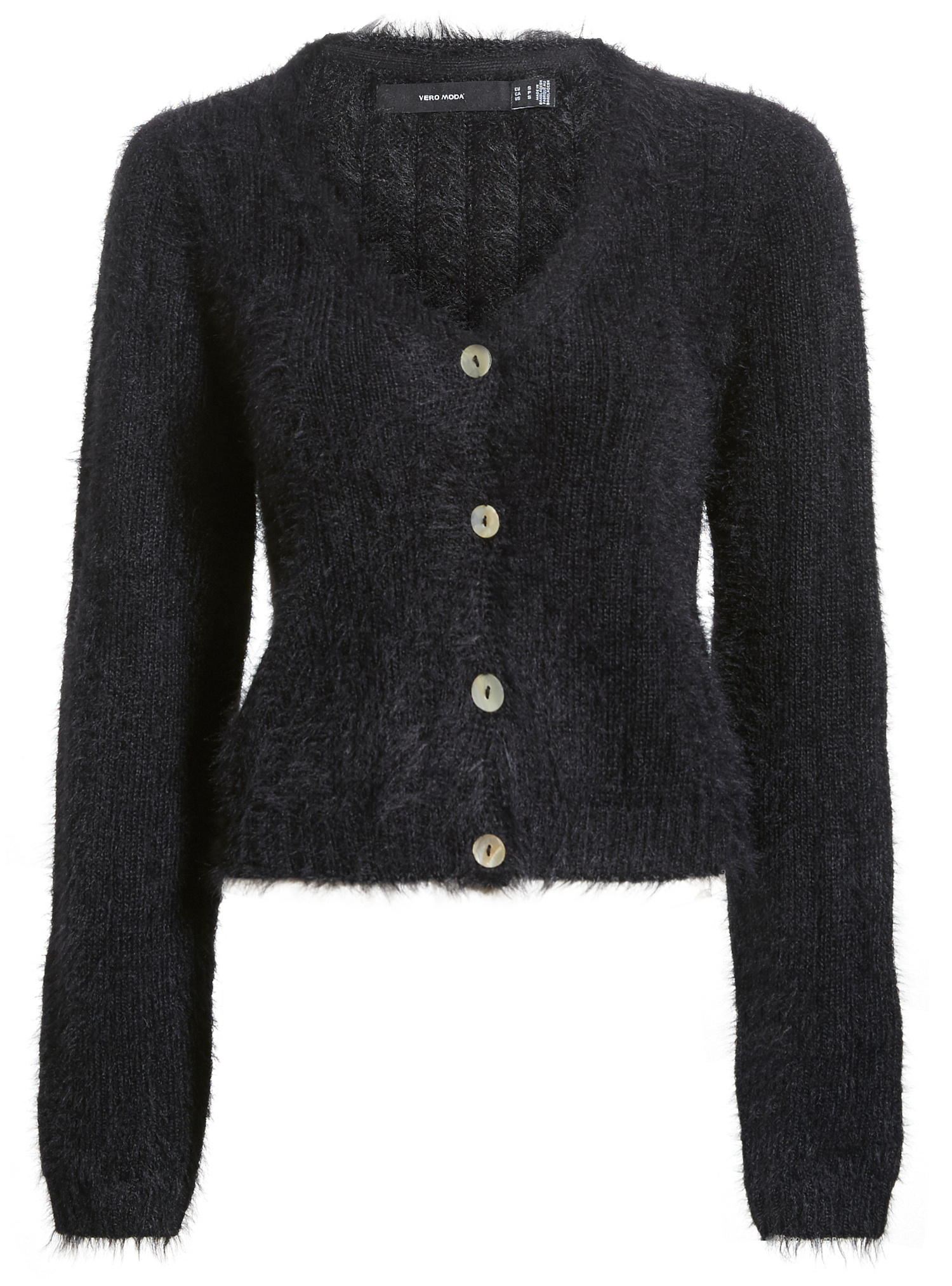 Vero Moda V-Neck Cardigan in Black L | DAILYLOOK