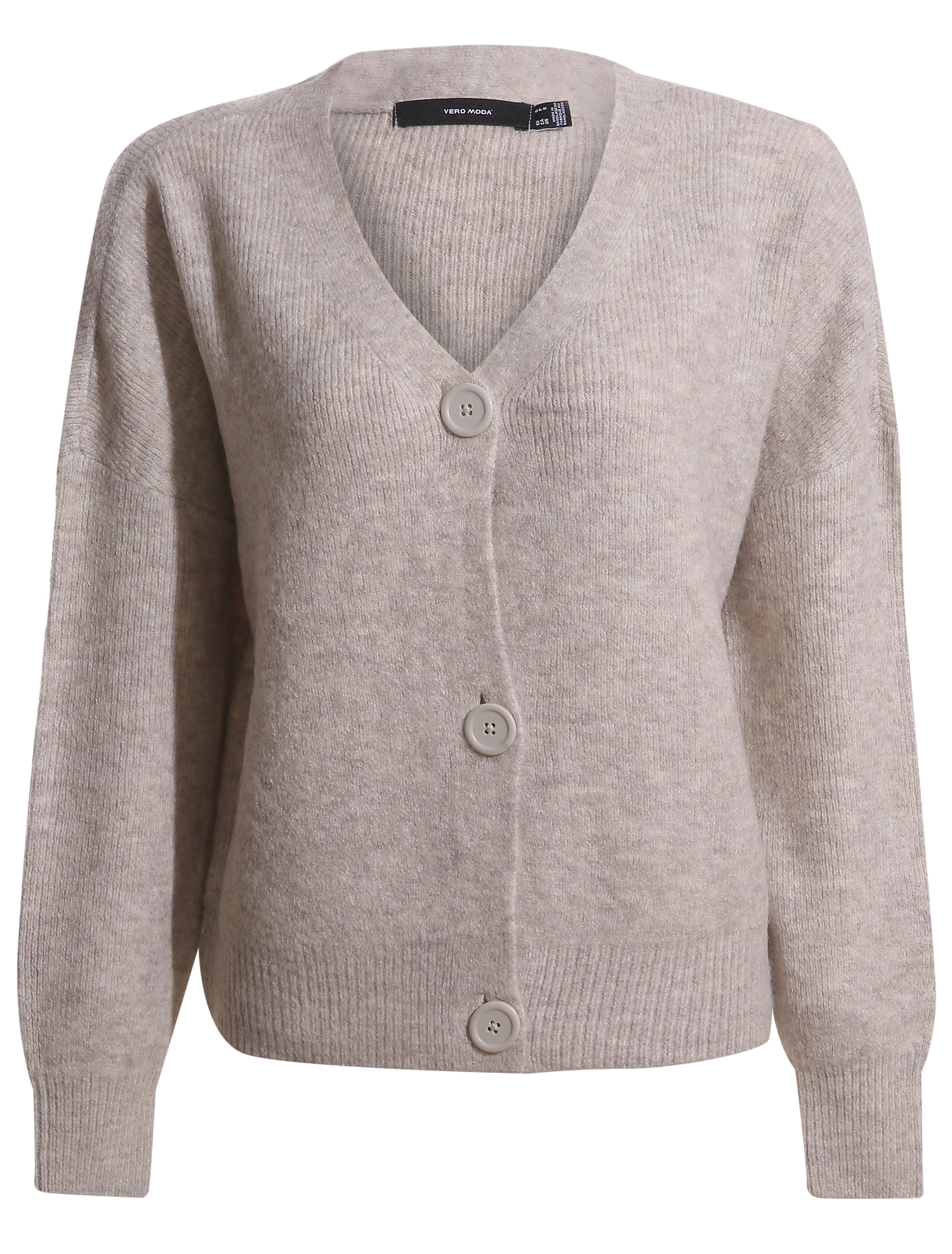 V-Neck Knit Cardigan