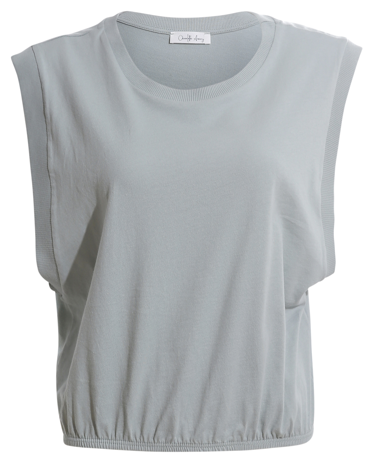 Elastic Banded Sleeveless Top