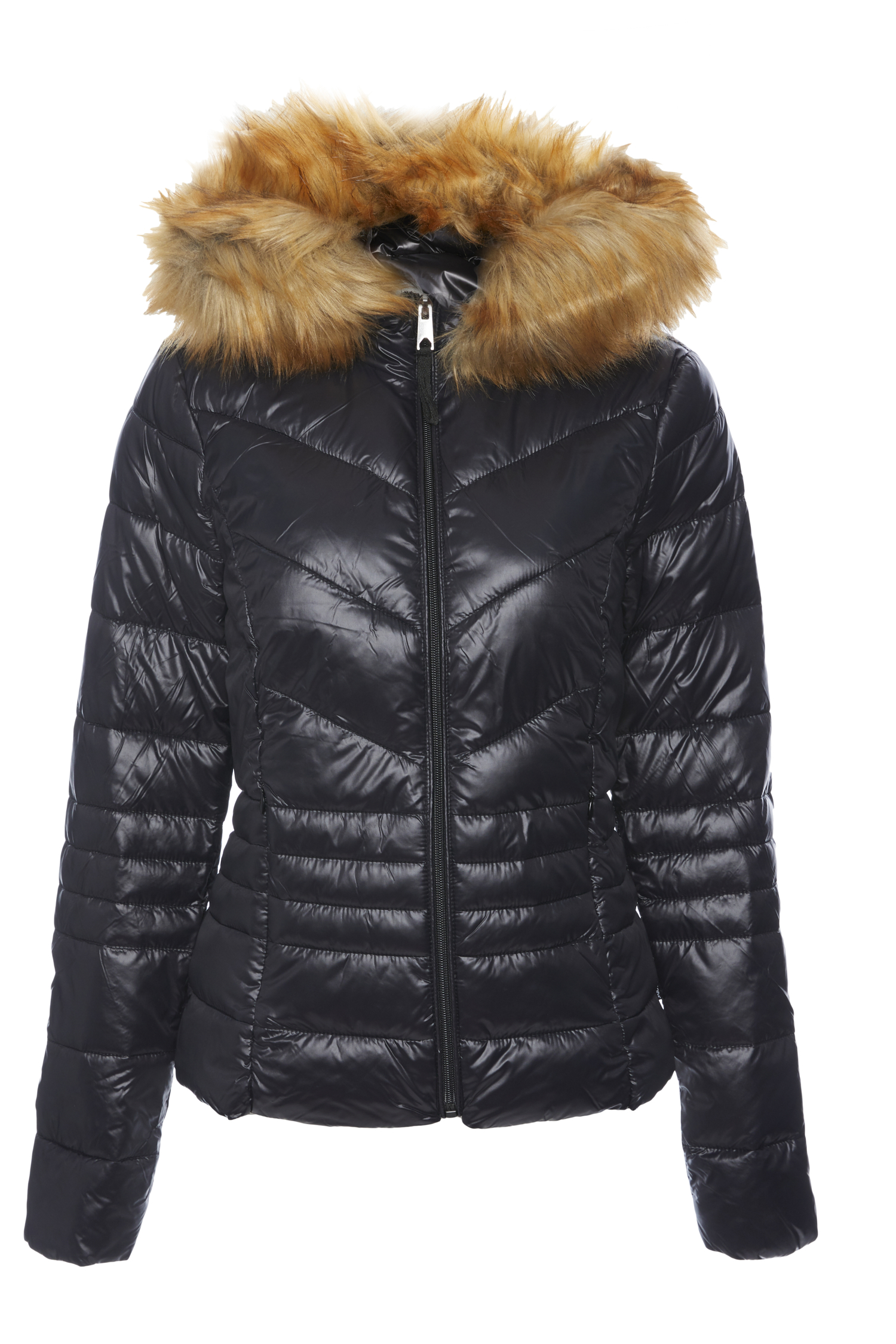 Faux Fur Hooded Jacket