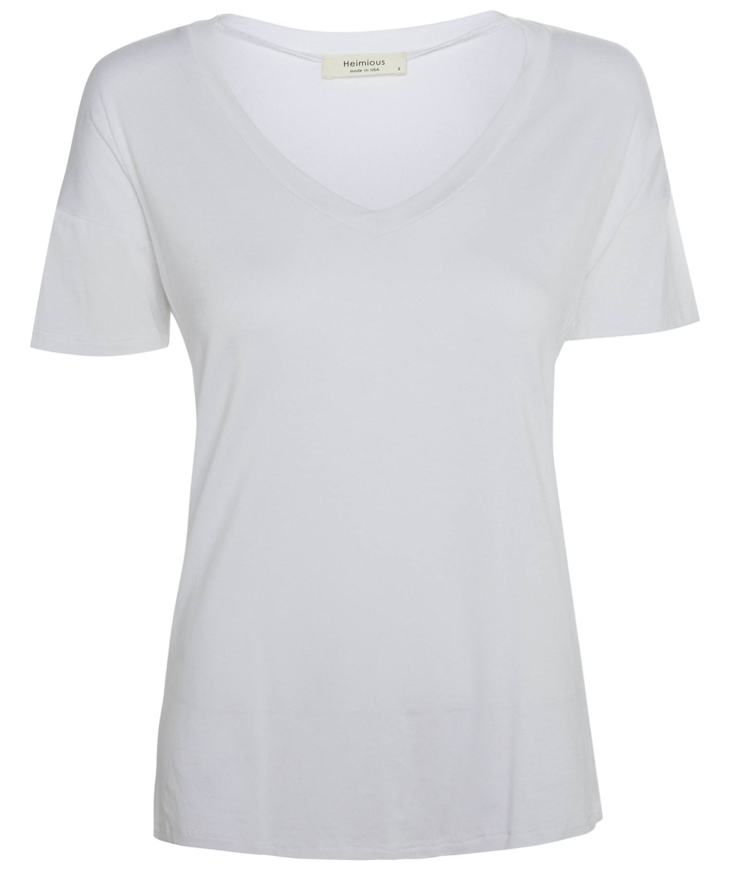 V-Neck Mid-Sleeve Tee