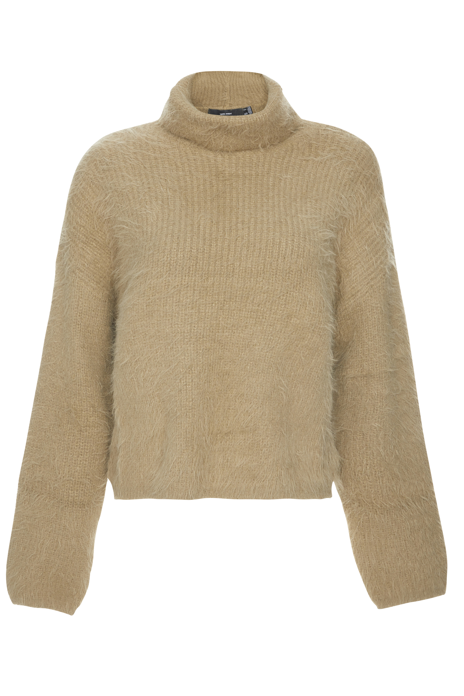 Eyelash Knit Roll Neck Sweater