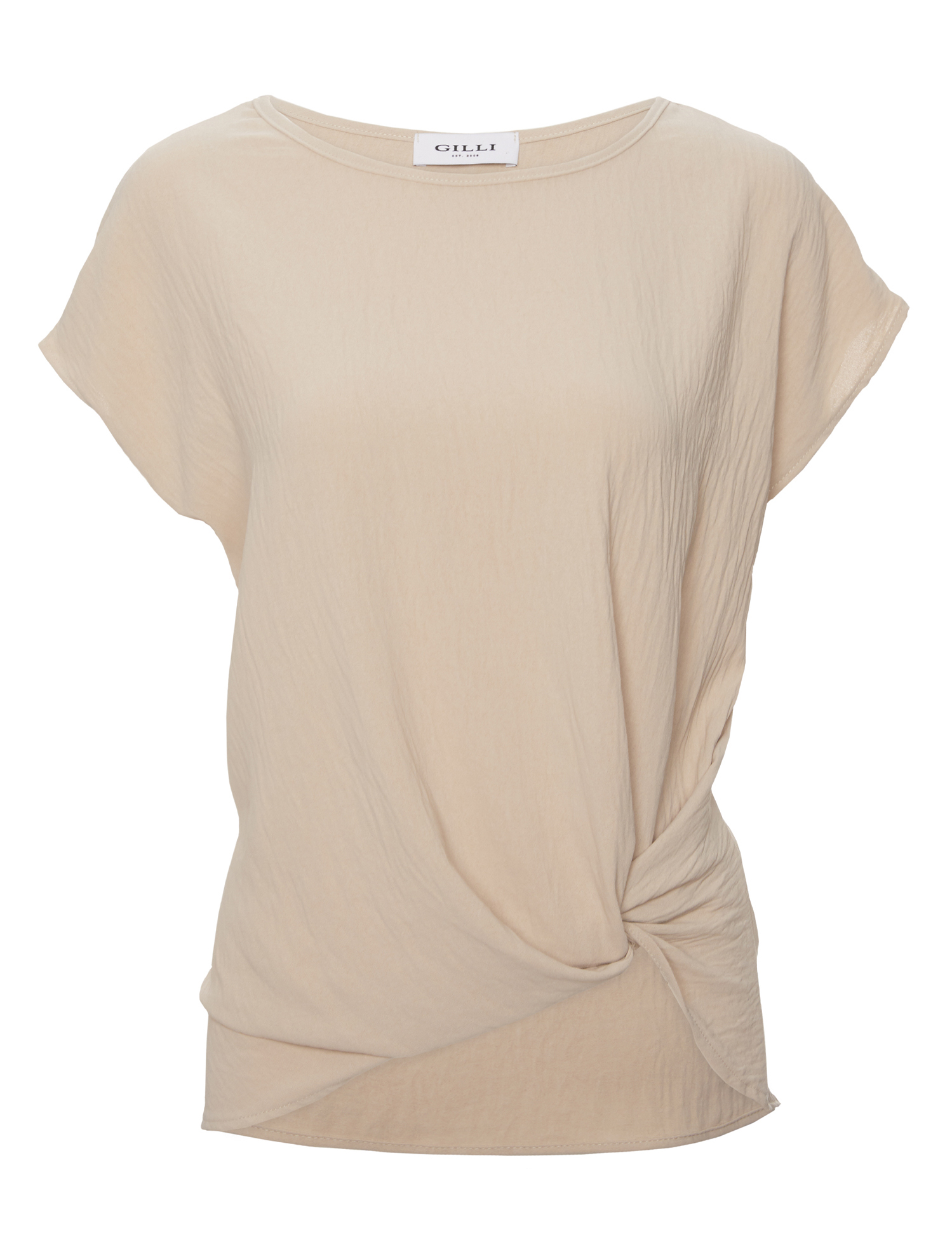 Side Knot Short Sleeve Top