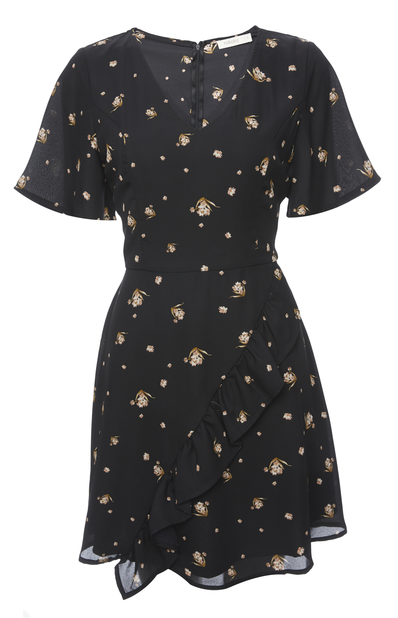 Ruffle Detail Dress