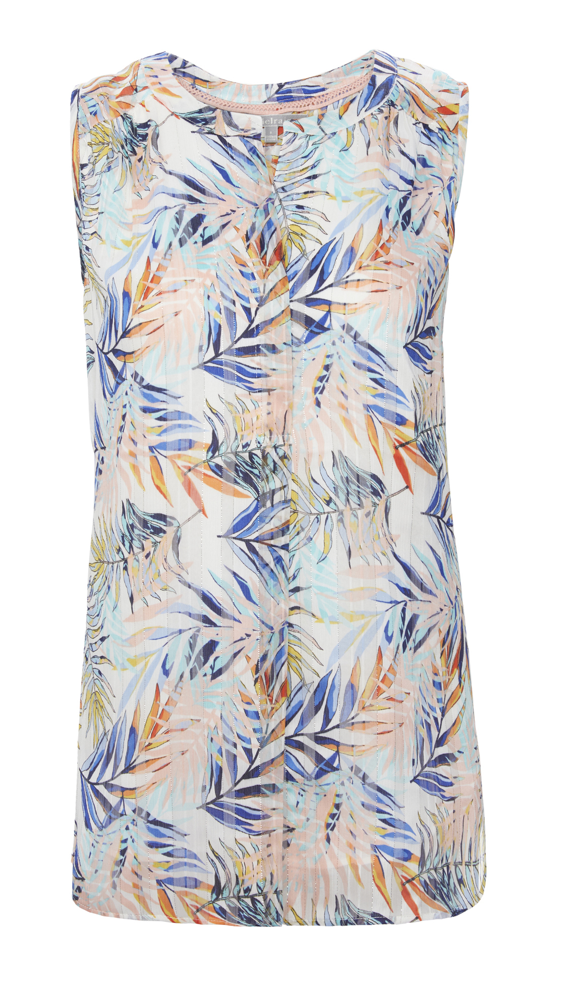 Daniel Rainn Leaf Printed Top
