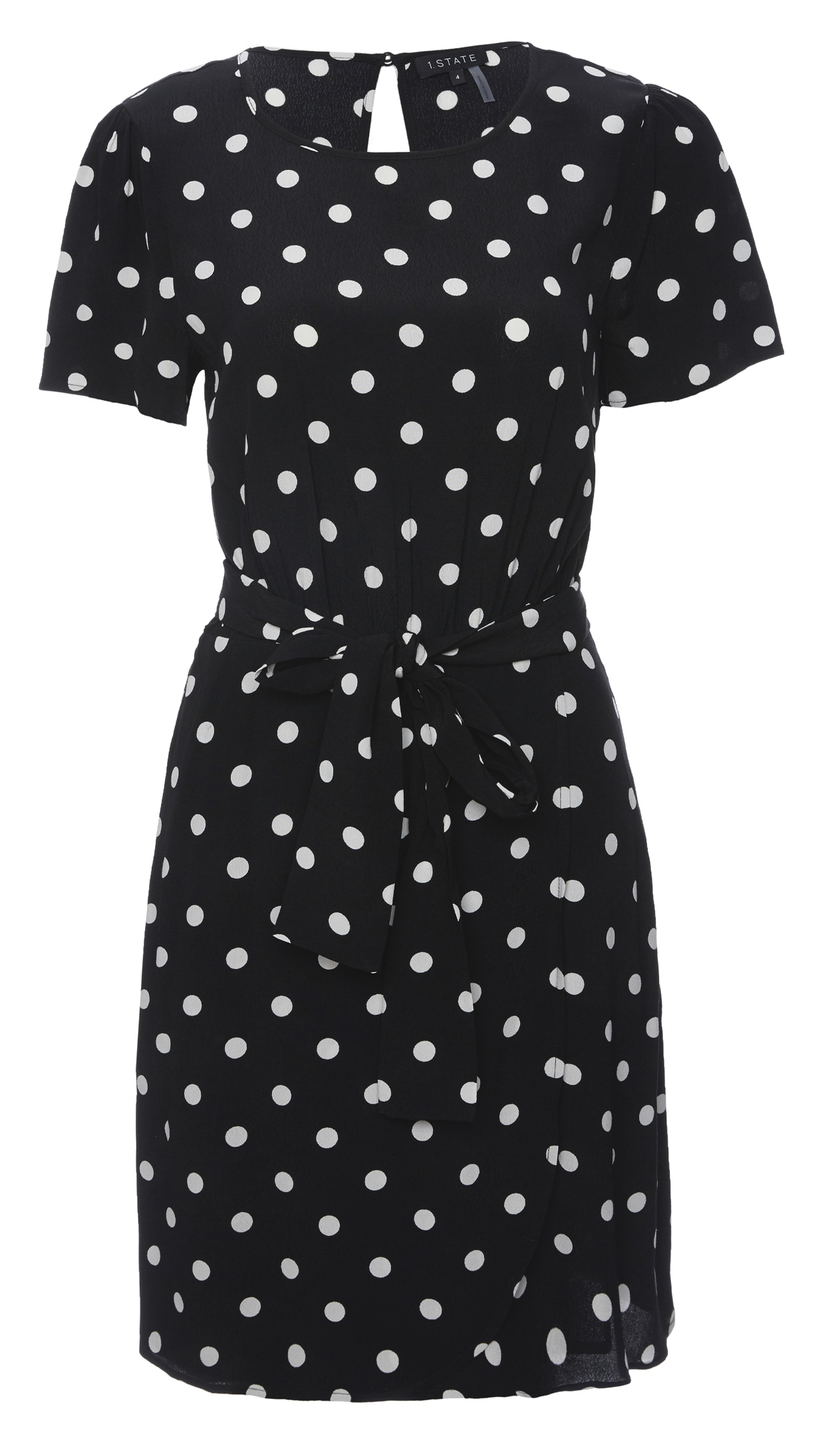 1. State Wrap Front Dress