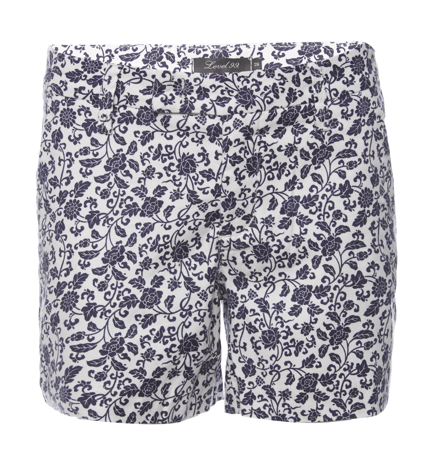 Level 99 Floral Print Woven Short
