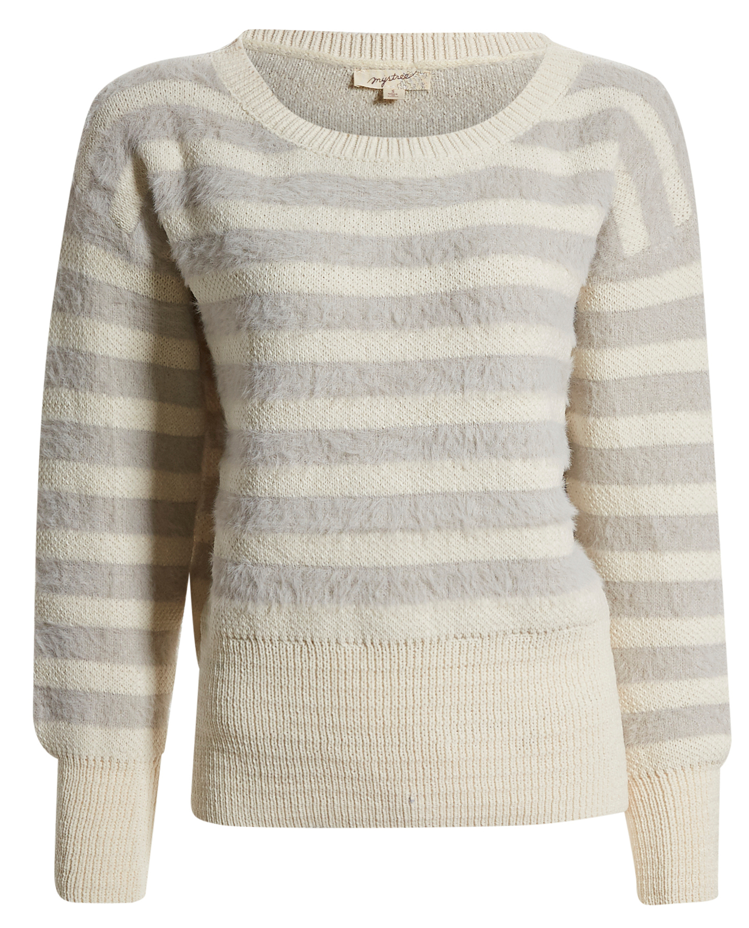 Striped Textured Sweater
