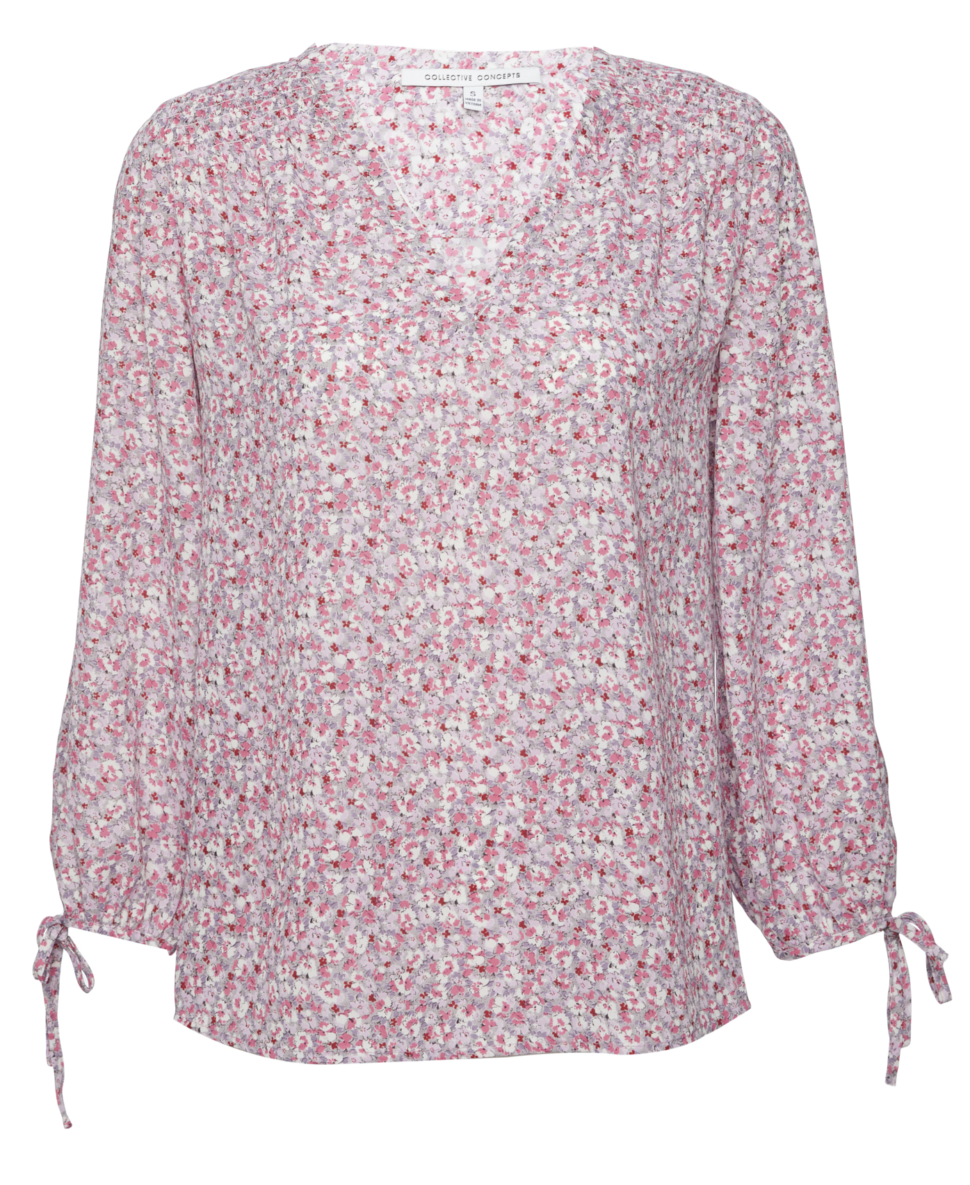 Collective Concepts Long Sleeve Printed Top