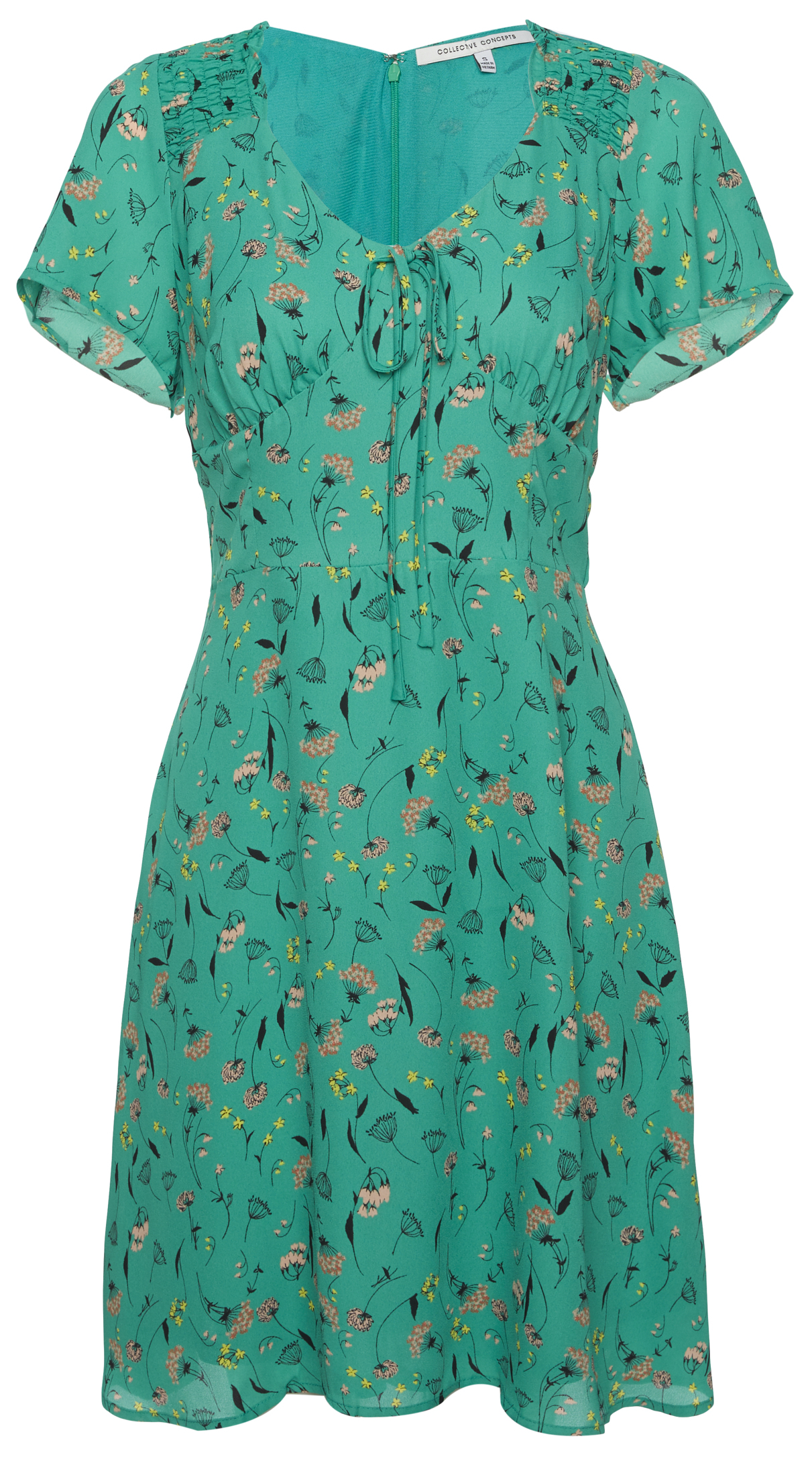 Collective Concepts Short Sleeve Floral Dress