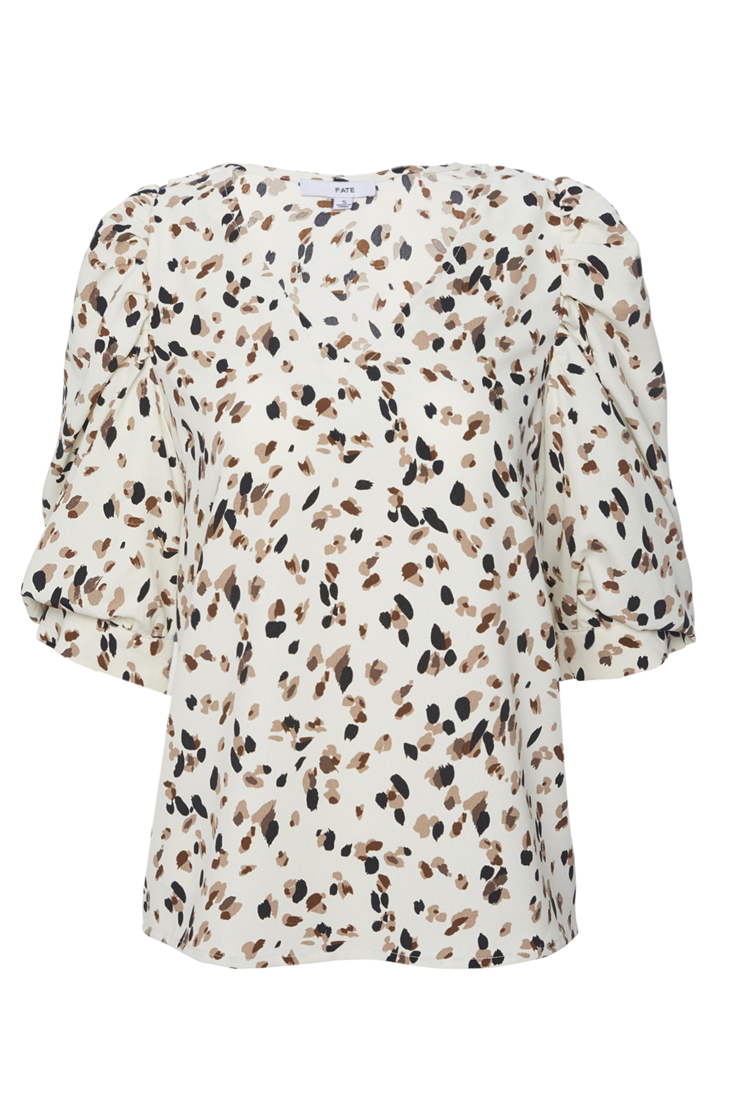 V-Neck Puff Sleeve Top