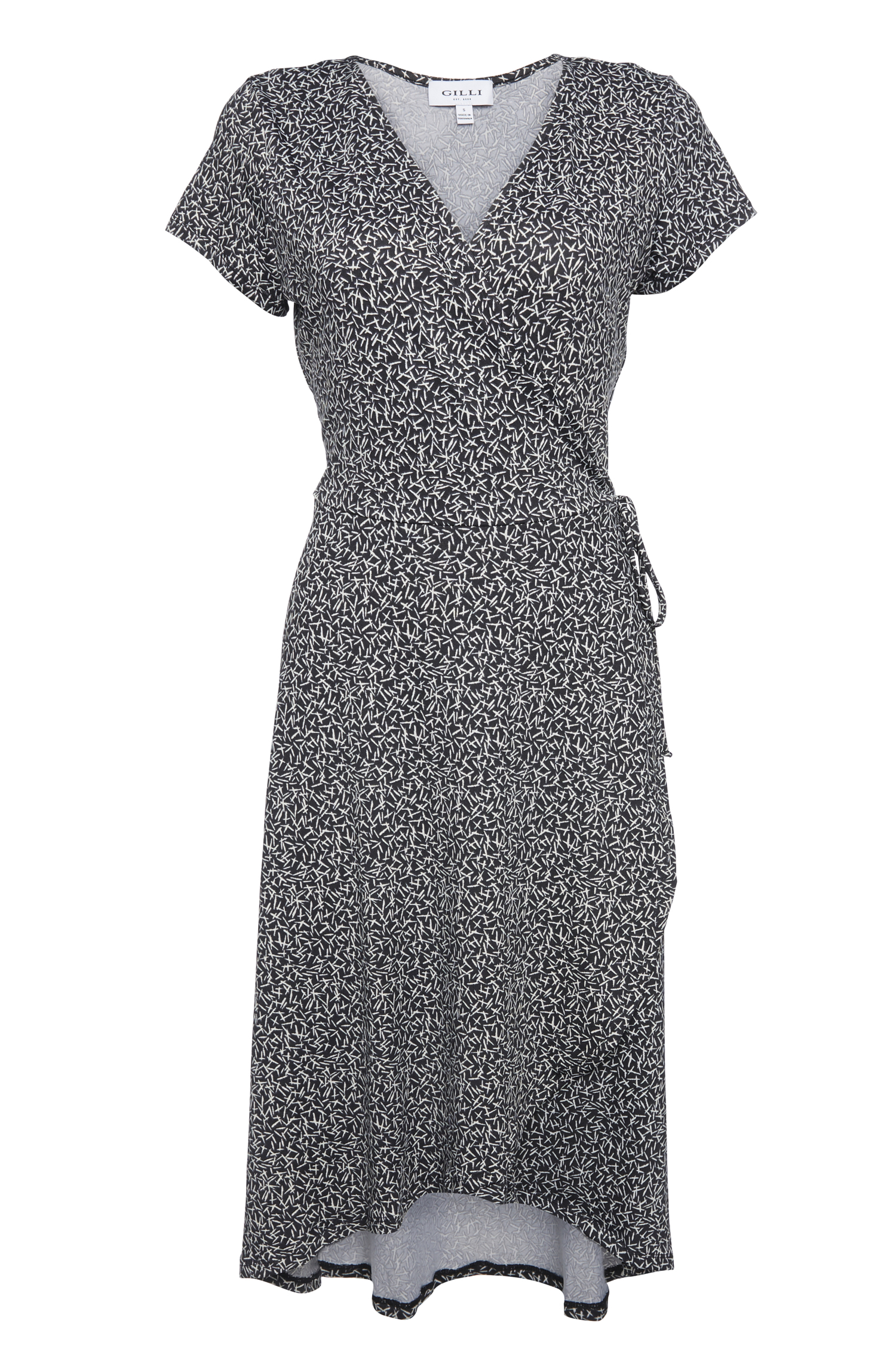 Midi Faux Wrap Dress