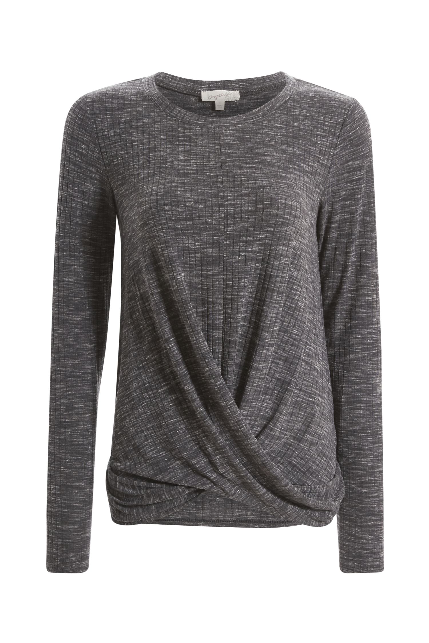 Long Sleeve Marbled Knit