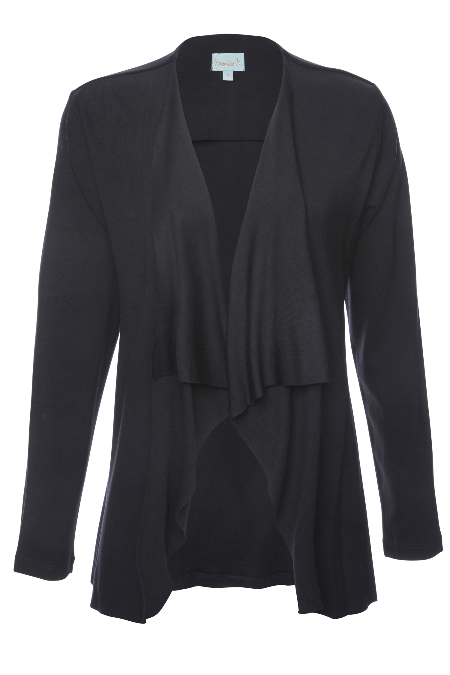 Veronica M Drape Front Ponti Blazer