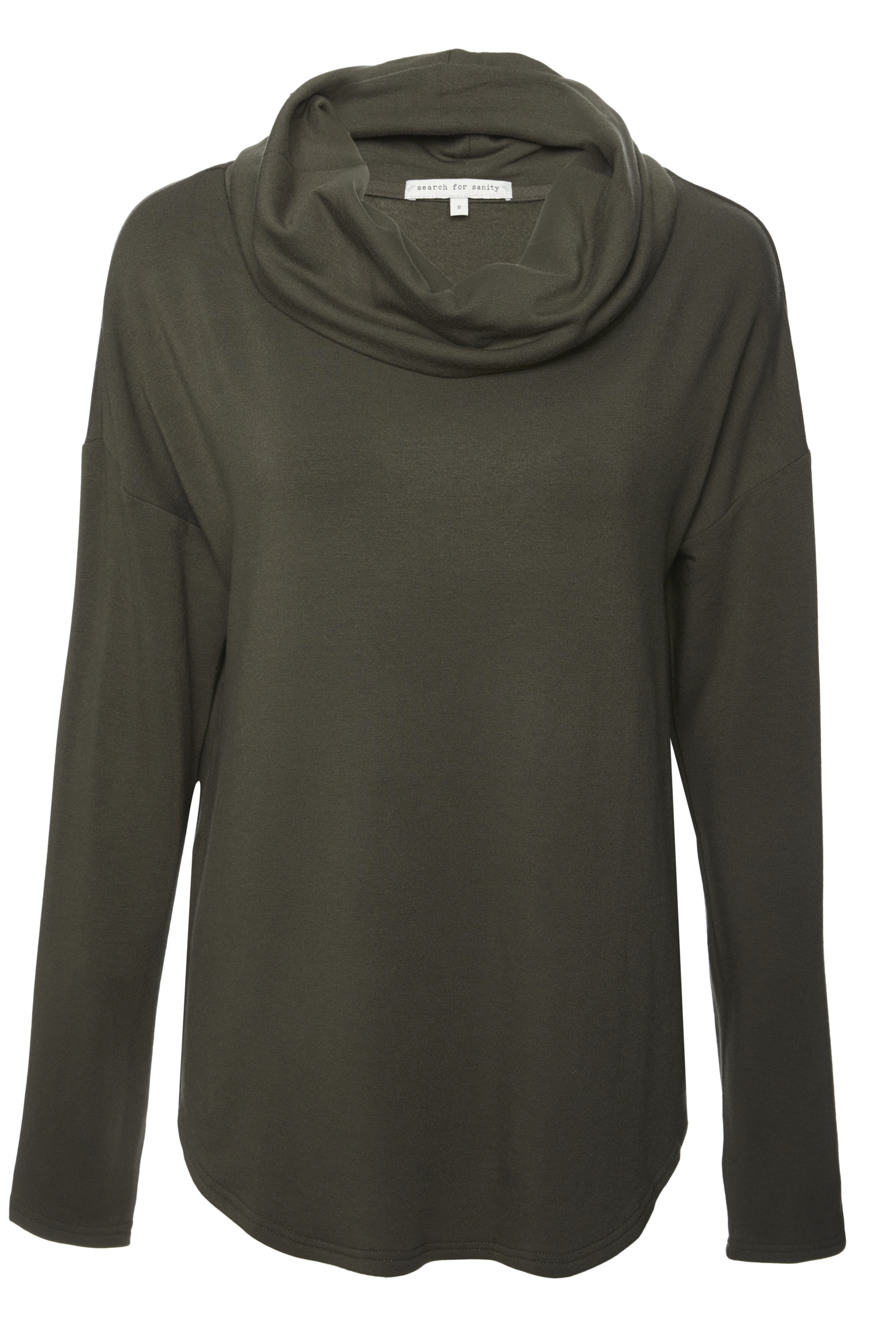 Super Soft Cowl Neck Long Sleeve Top