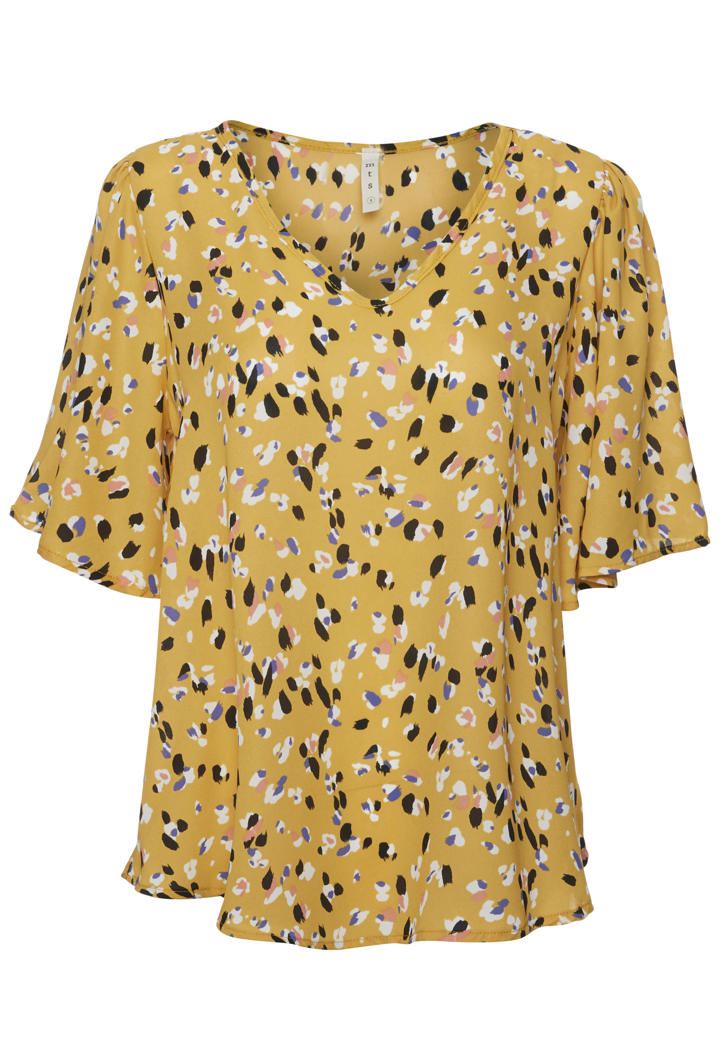 Short-Sleeve Multi Print Top