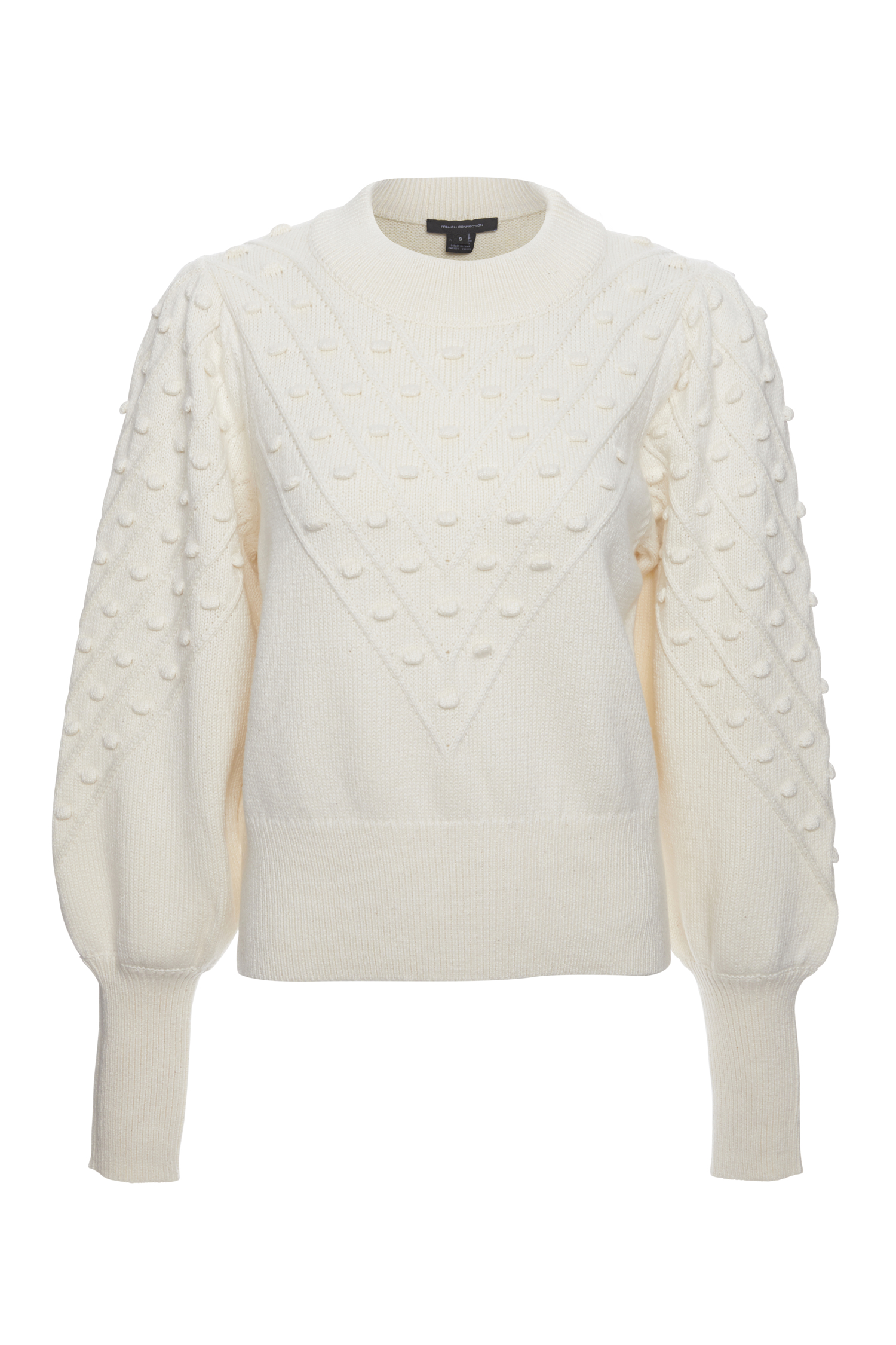 French Connection Cropped Bobble Sweater