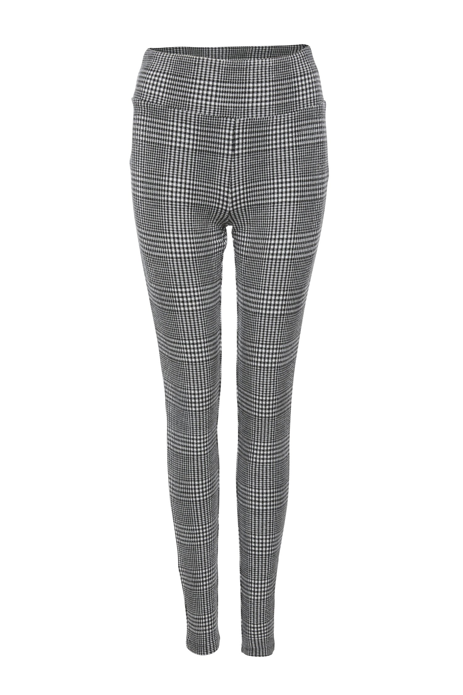 Matty M High Waisted Plaid Pull-on Legging