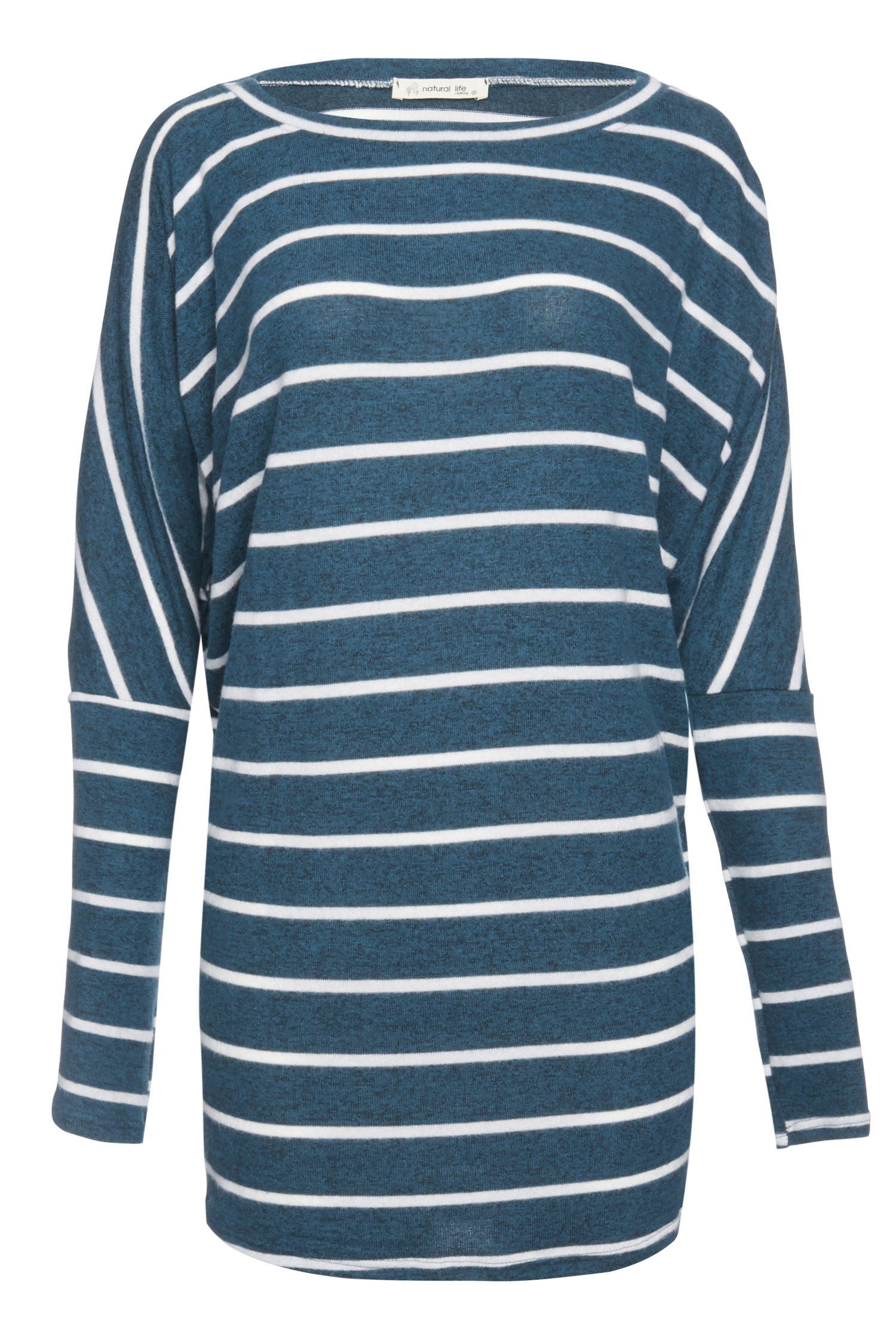 Striped Brushed Long Sleeve Top