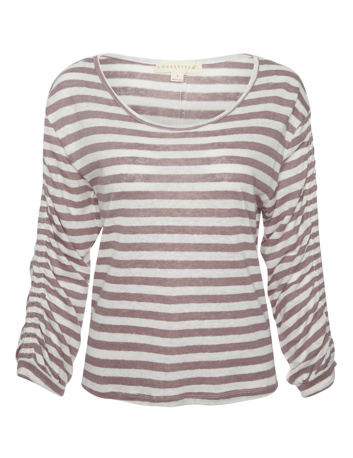 Striped Boat Neck Tee
