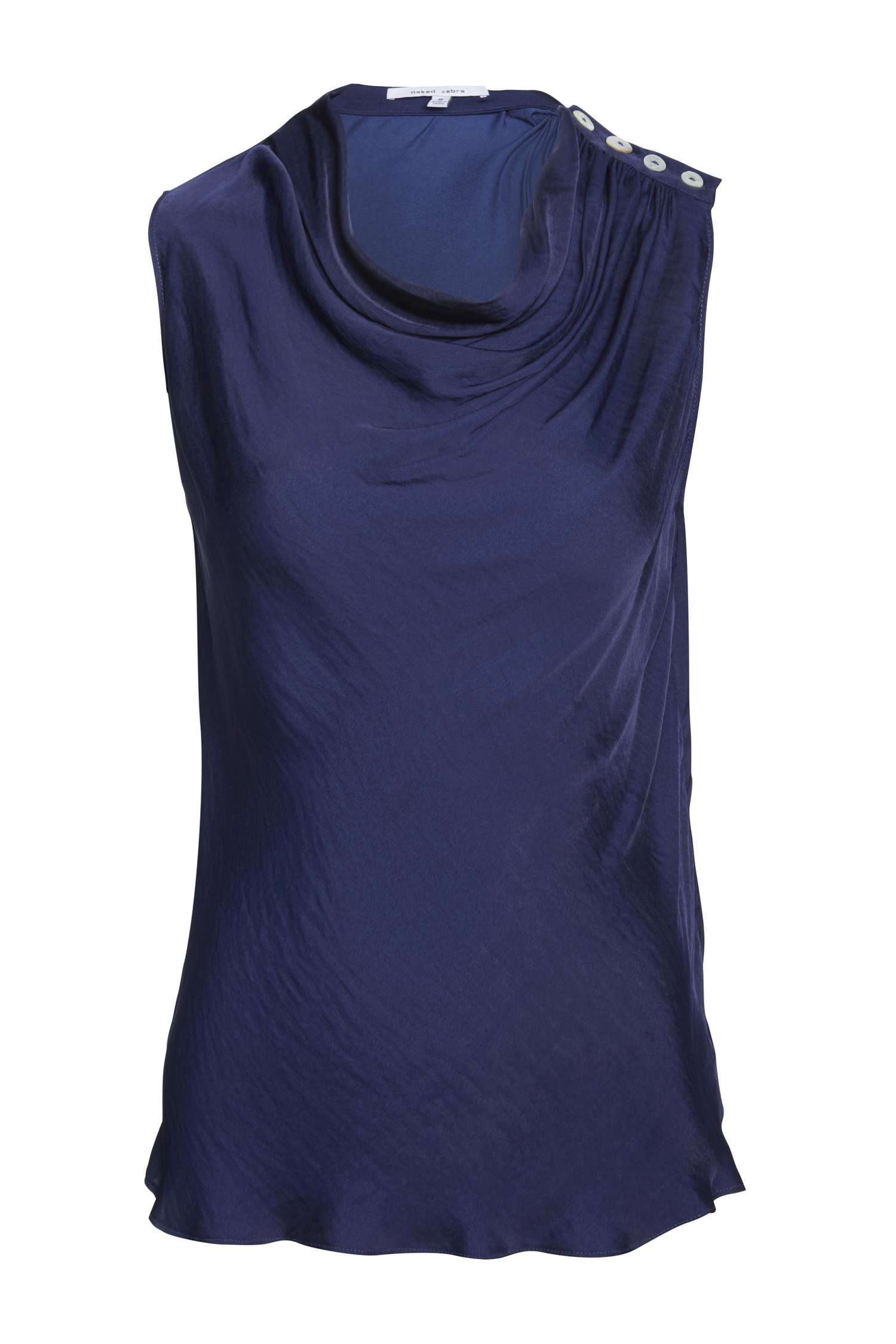 Sleeveless Cowl Neck Top