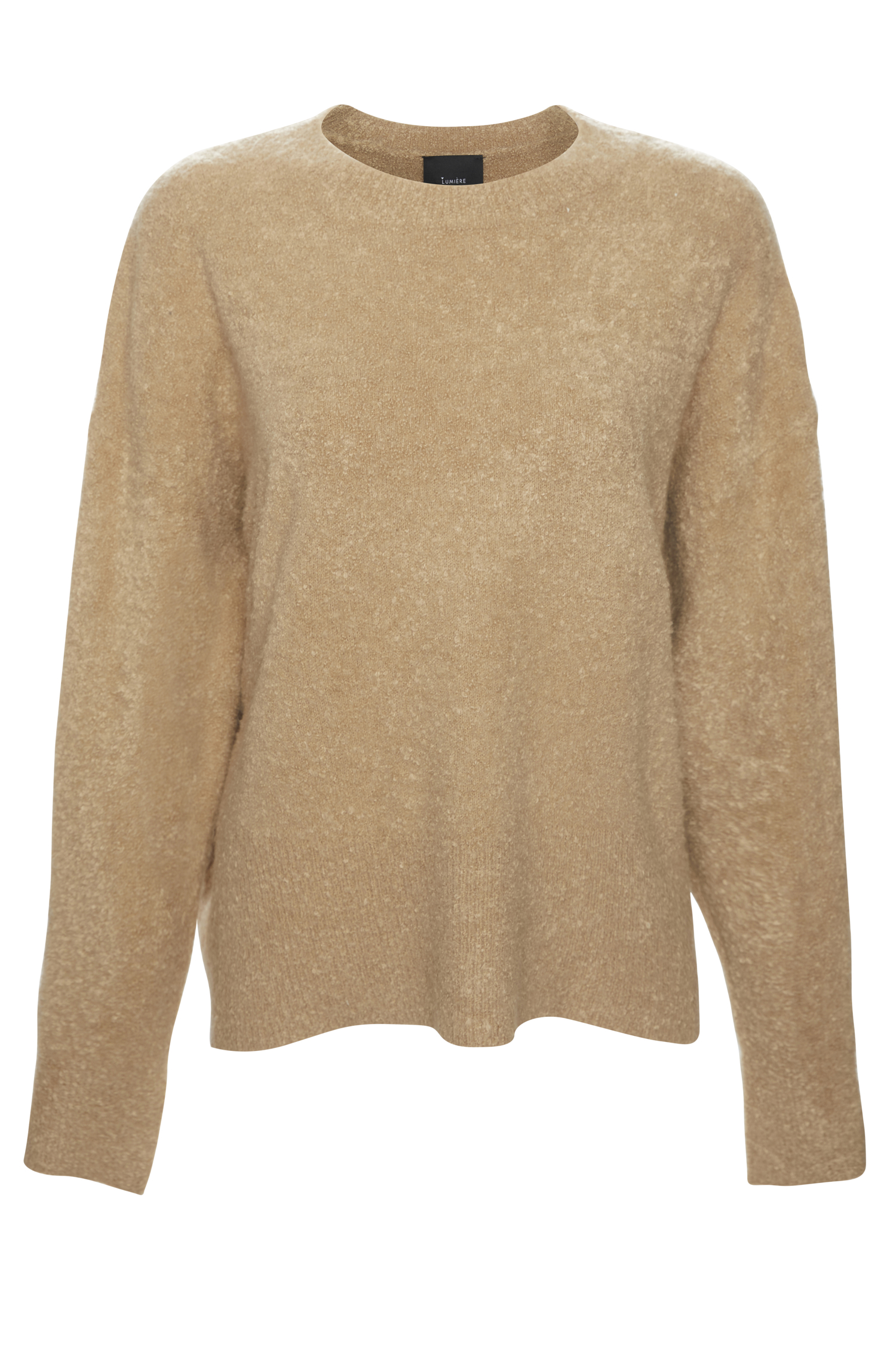 Crew Neck Sweater in Camel DAILYLOOK