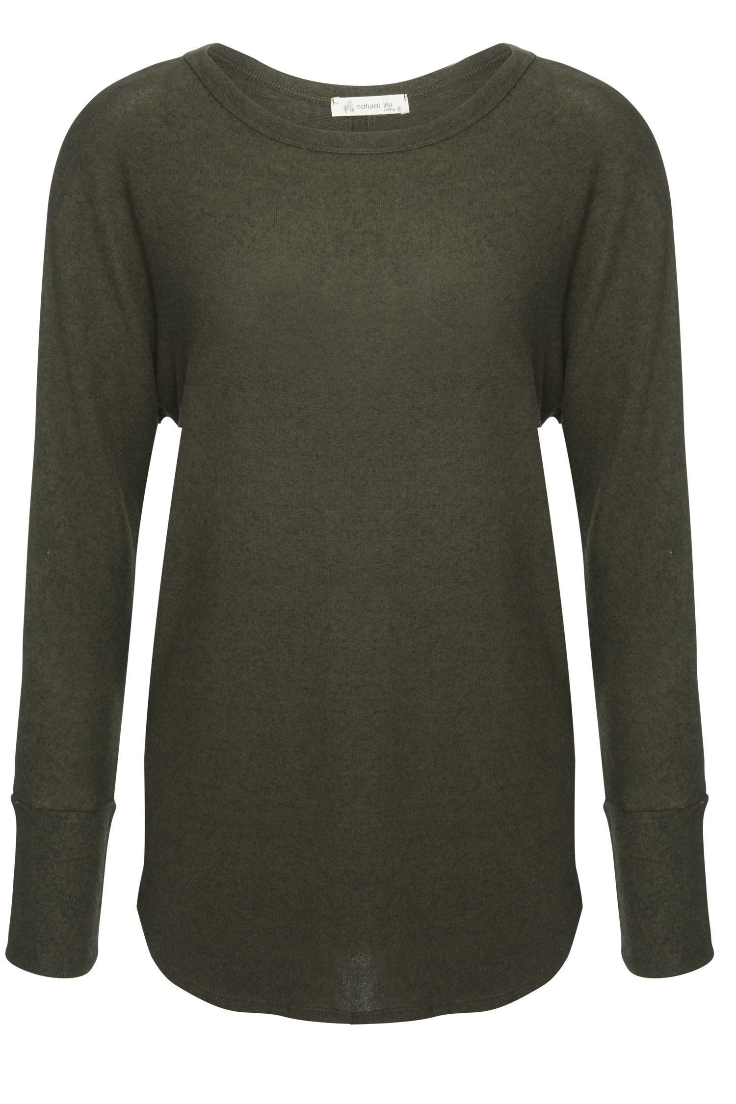 Boat Neck Brushed Hacci