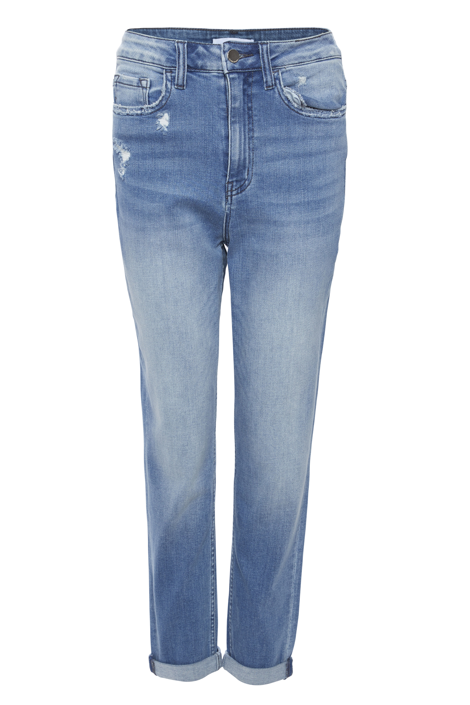 Flying Monkey Stretch Roll Up Mom Jean