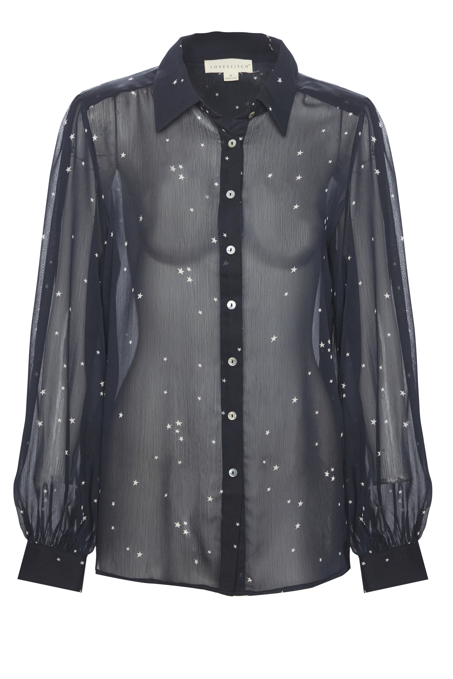Sheer Long Sleeve Top