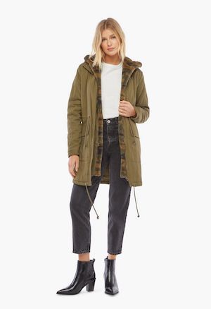 Faux Fur Parka Jacket