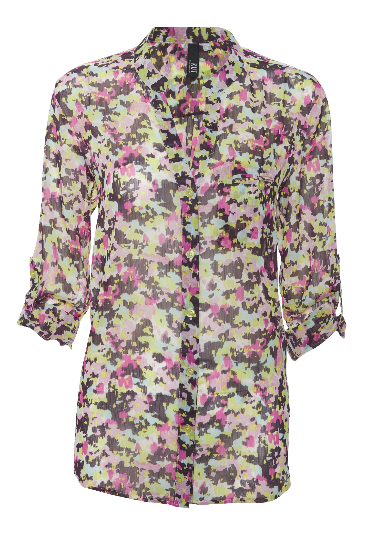 Kut from the Kloth Floral Button Front Top