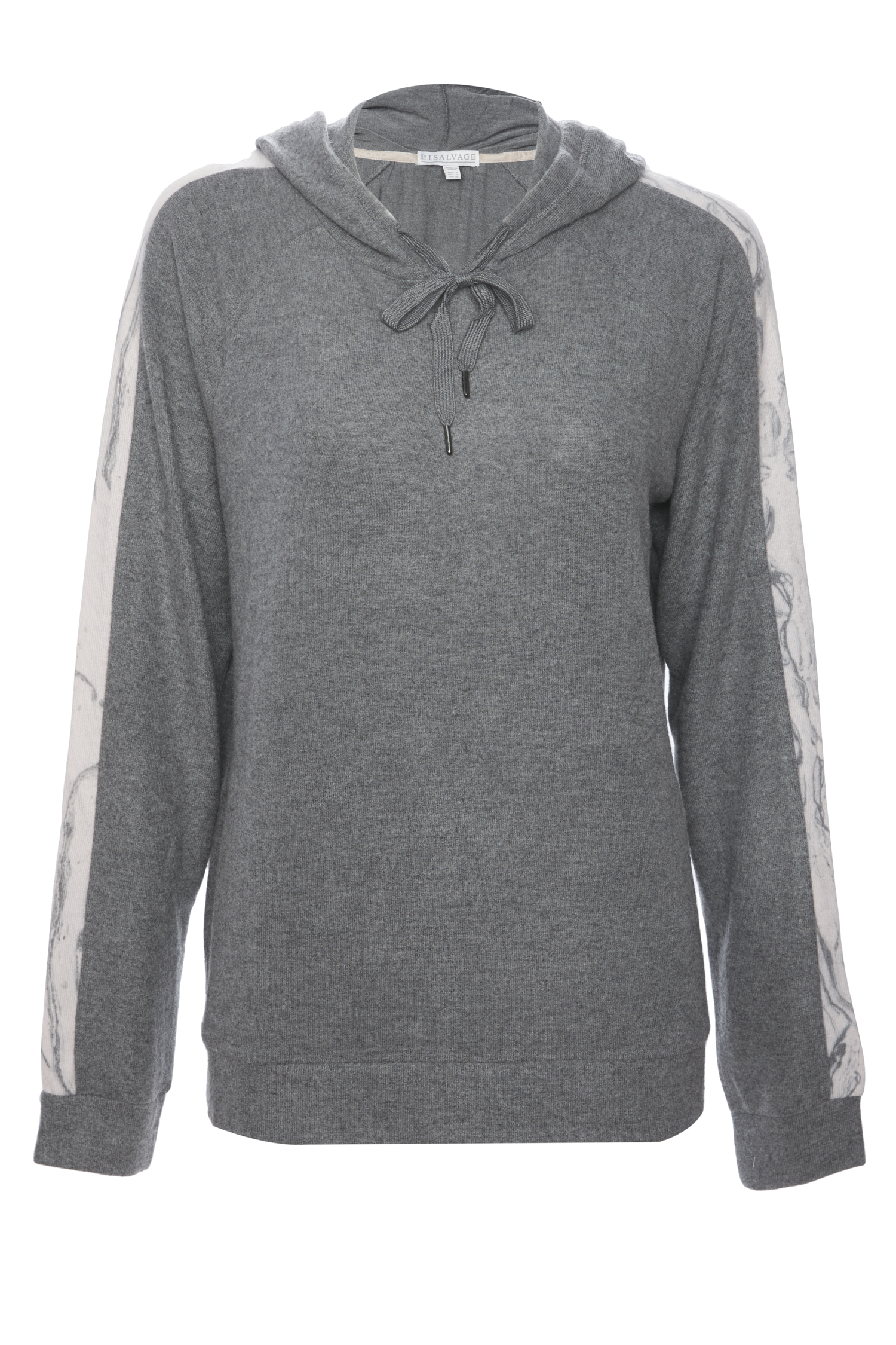 PJ Salvage Marble Print Hoodie