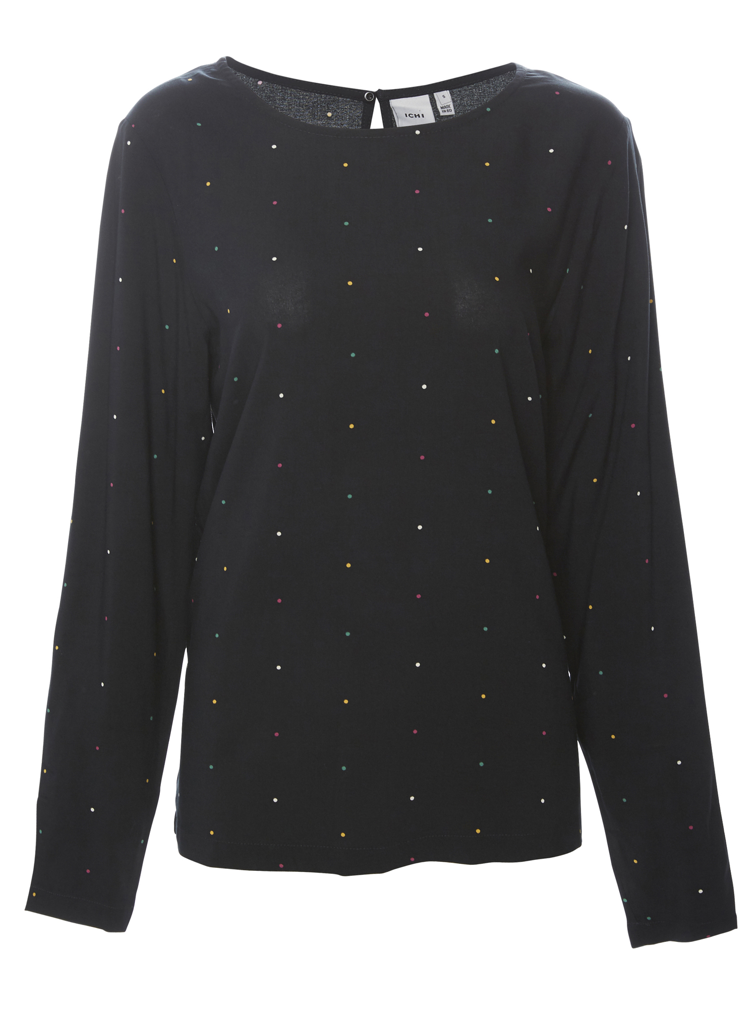 ICHI Polka Dot Long Sleeve