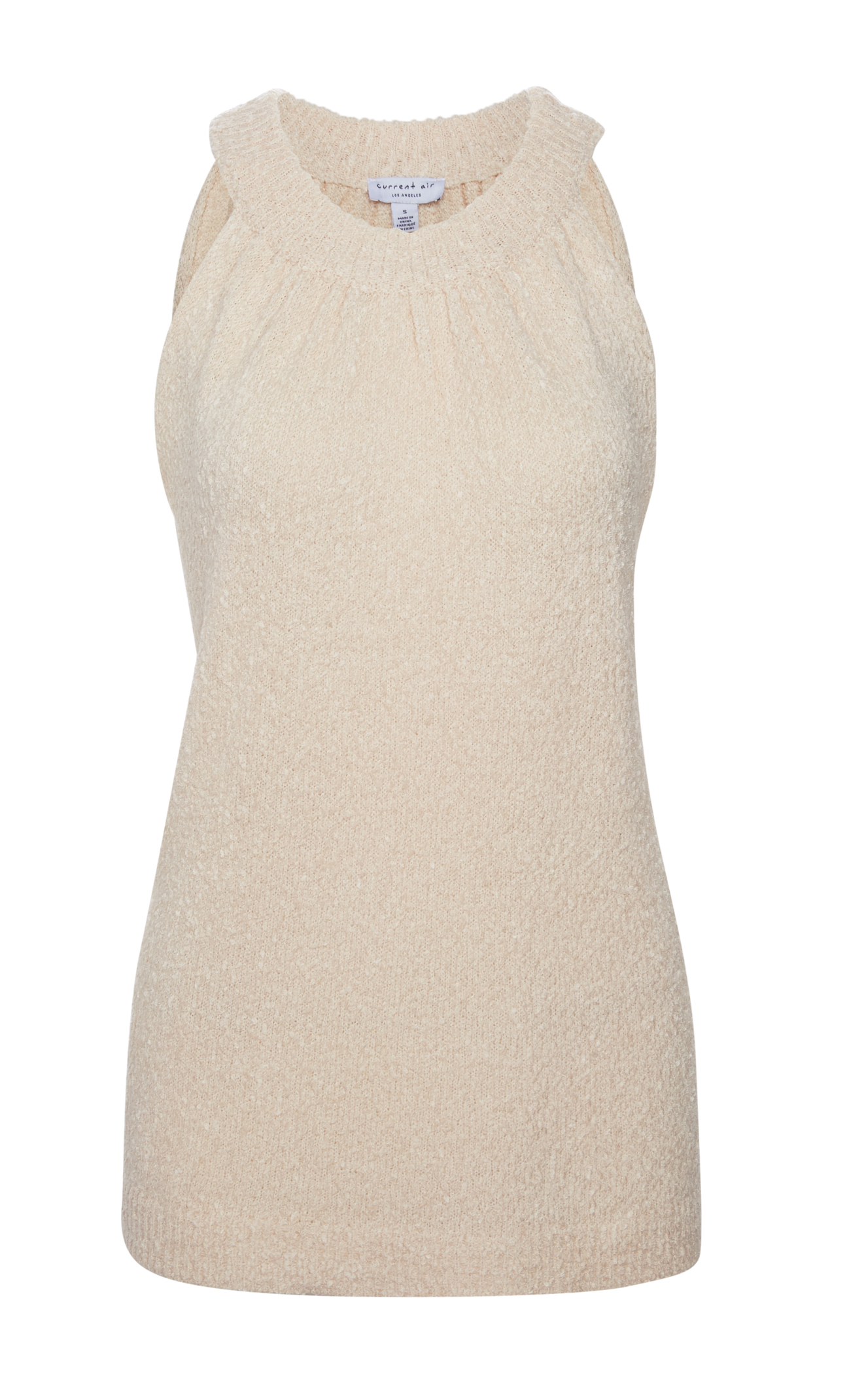 Sleeveless Halter Knit Top