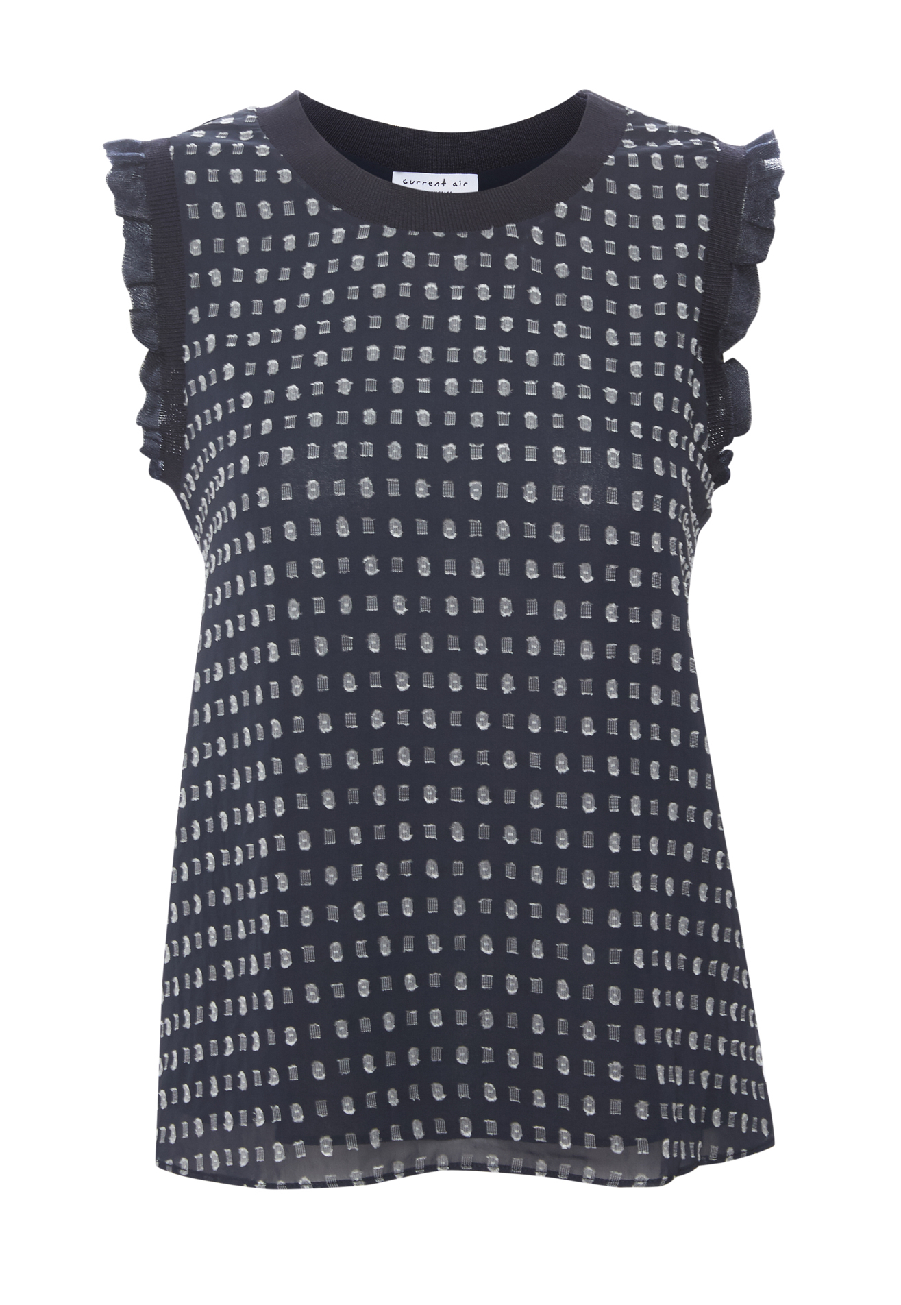 Sleeveless Polka Dot Top