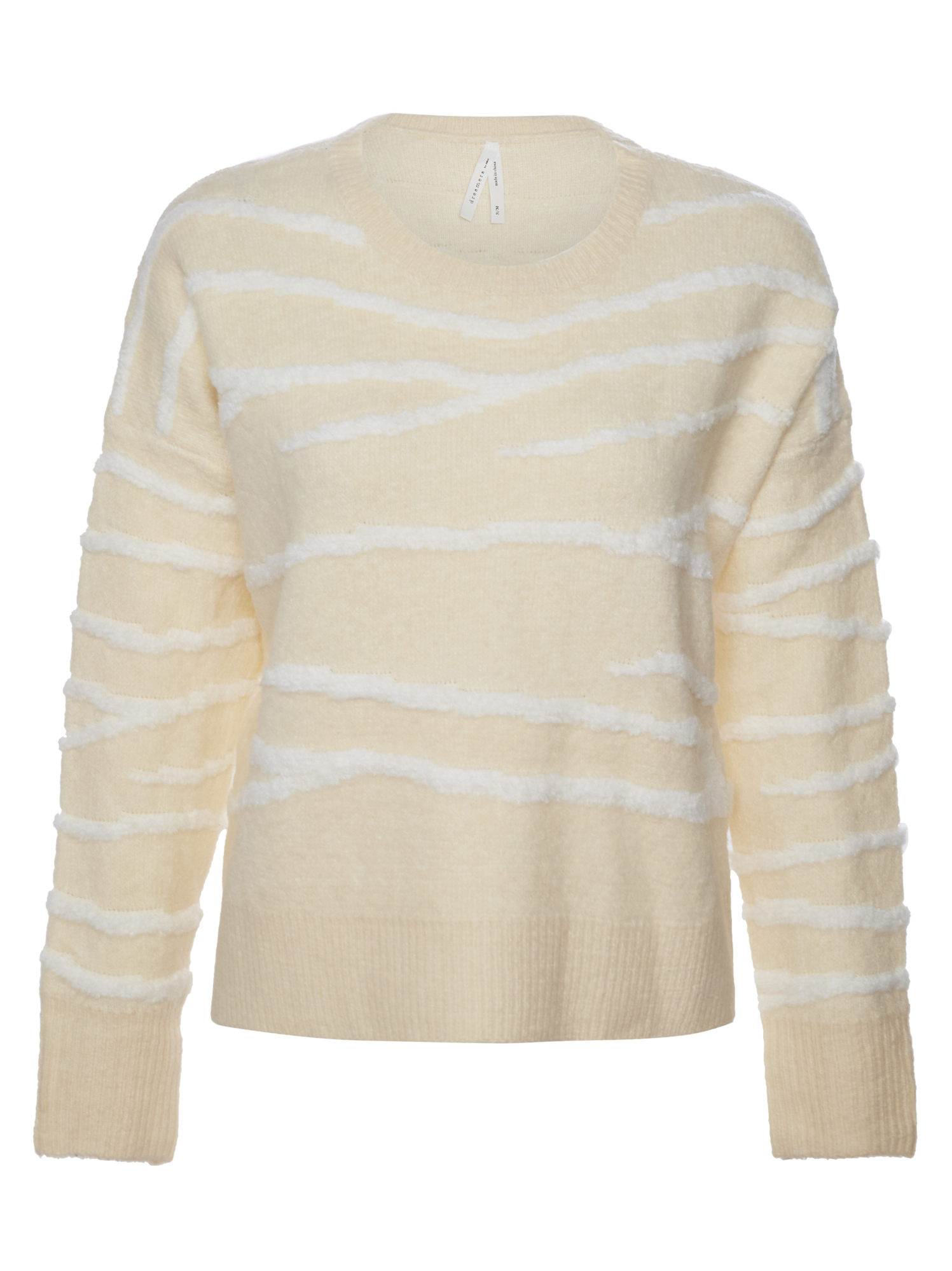 Round Neck Striped Pullover