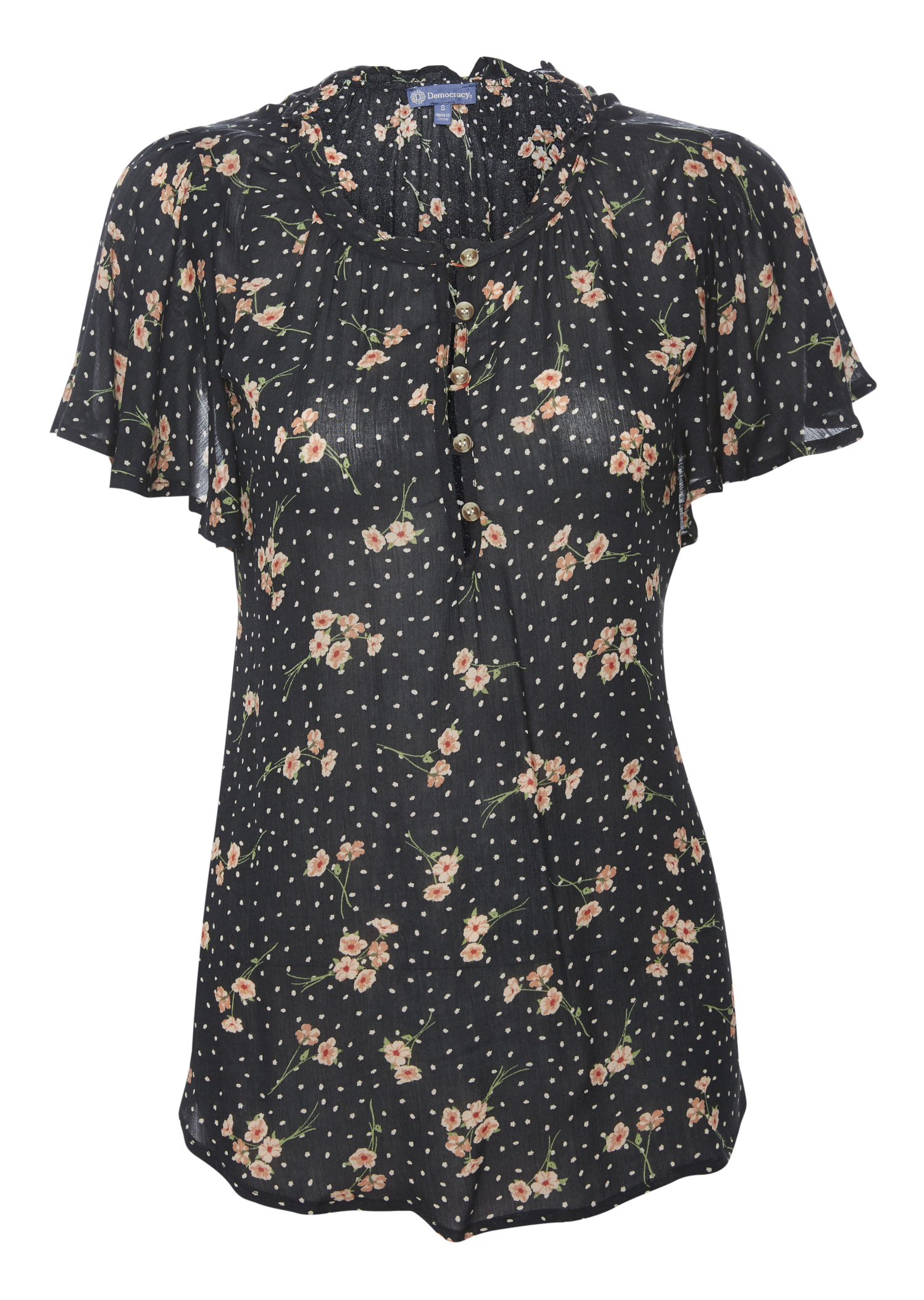 Democracy Ditsy Floral Print Top