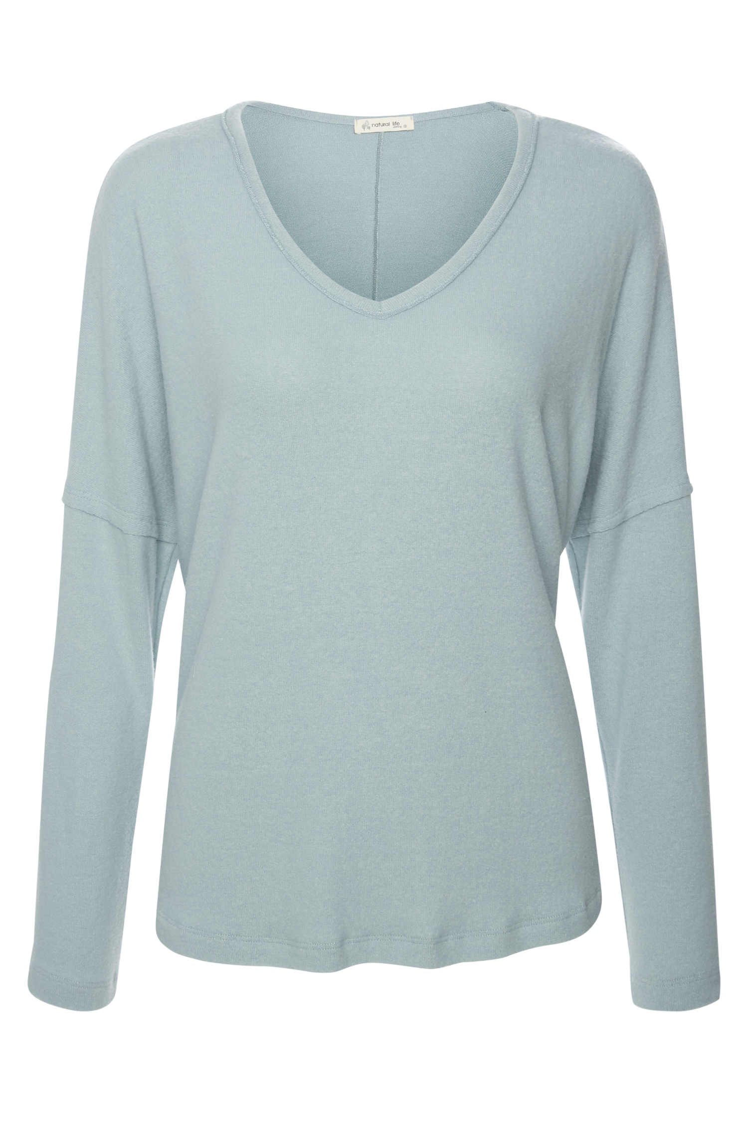 Raw Edge Brushed Long Sleeve