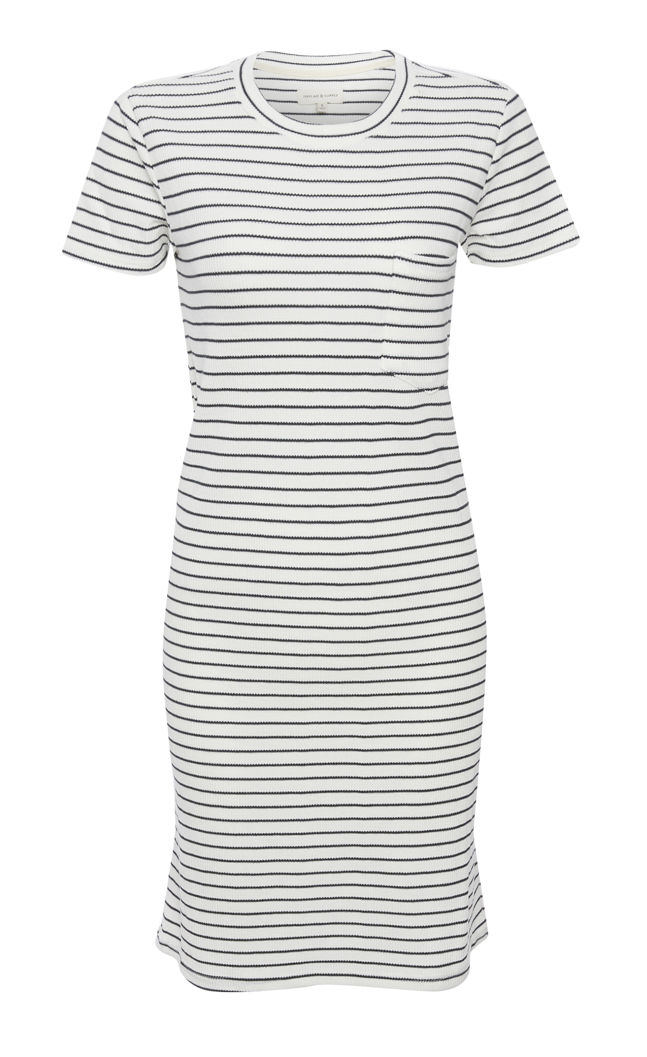 Thread & Supply Short Sleeve Striped Dress