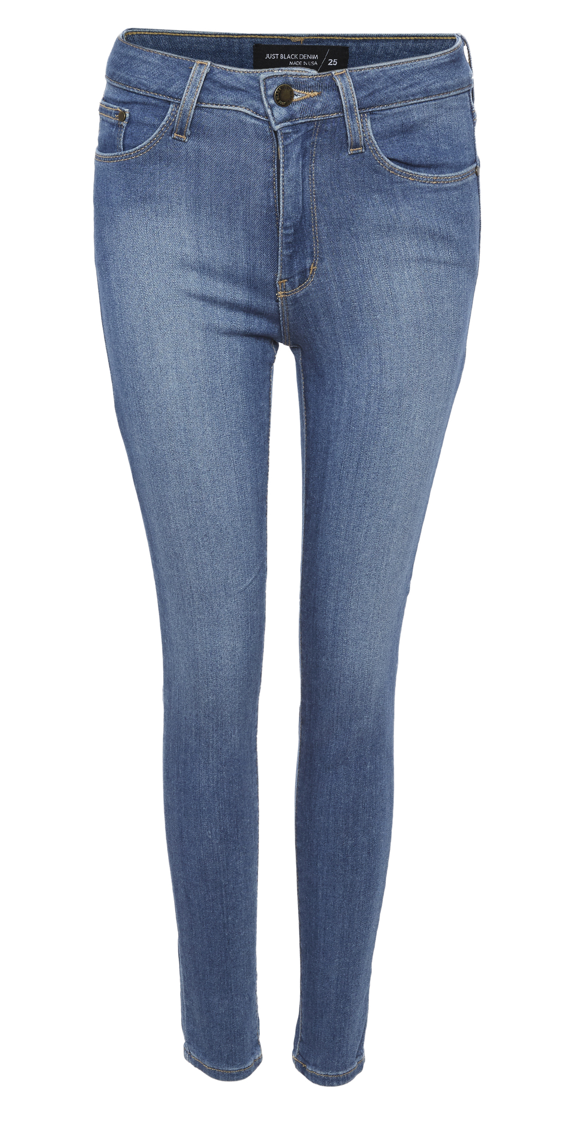 Just Black High Rise Ankle Leg