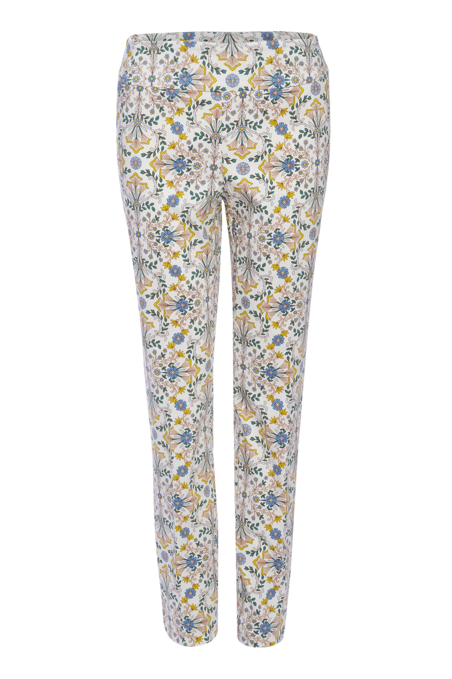 UP! Printed Petal Slim Leg Pant