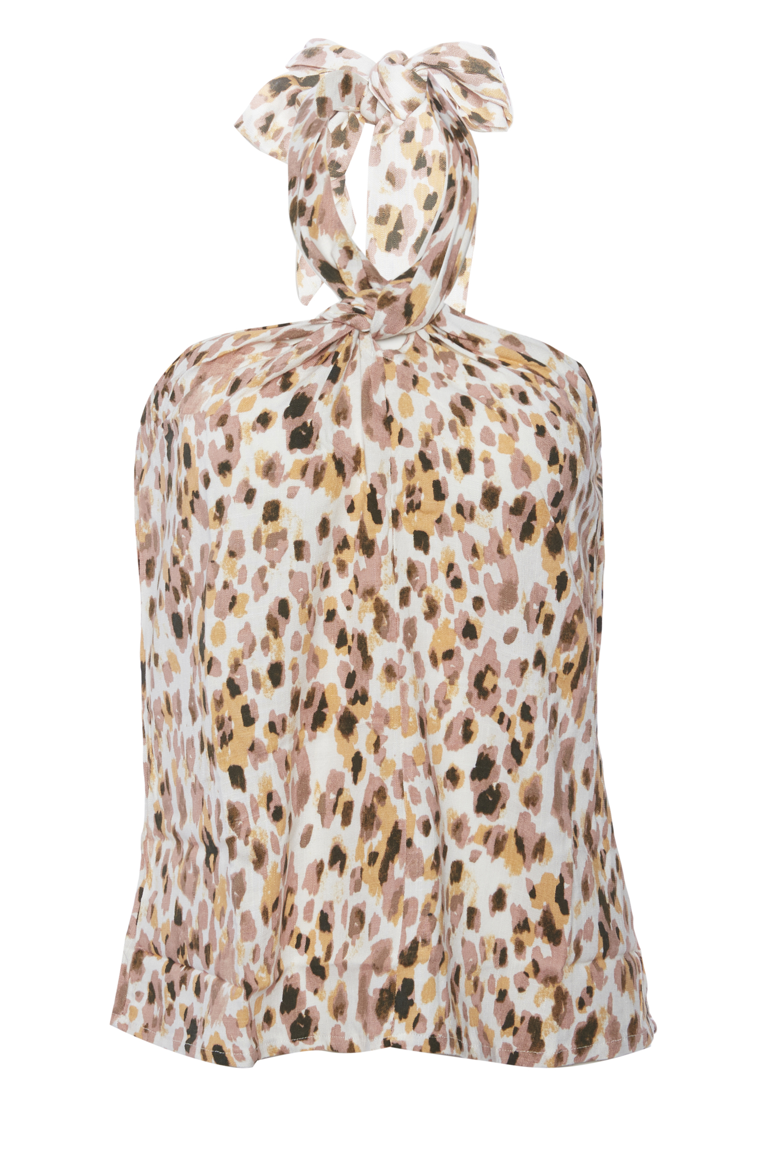 Willow Halter Tie Printed Top