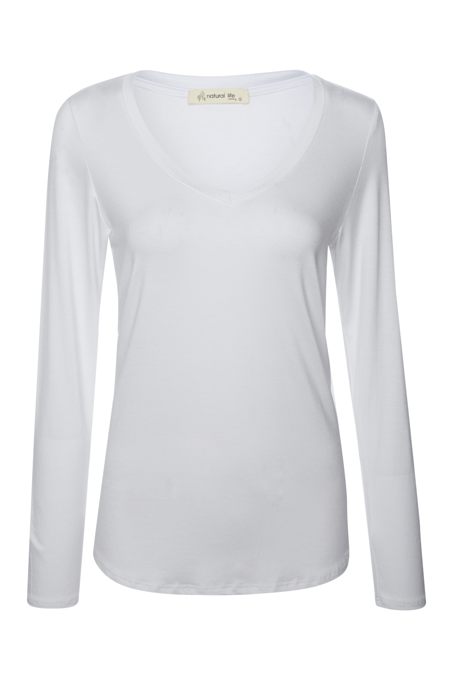 V-Neck Long Sleeve Top