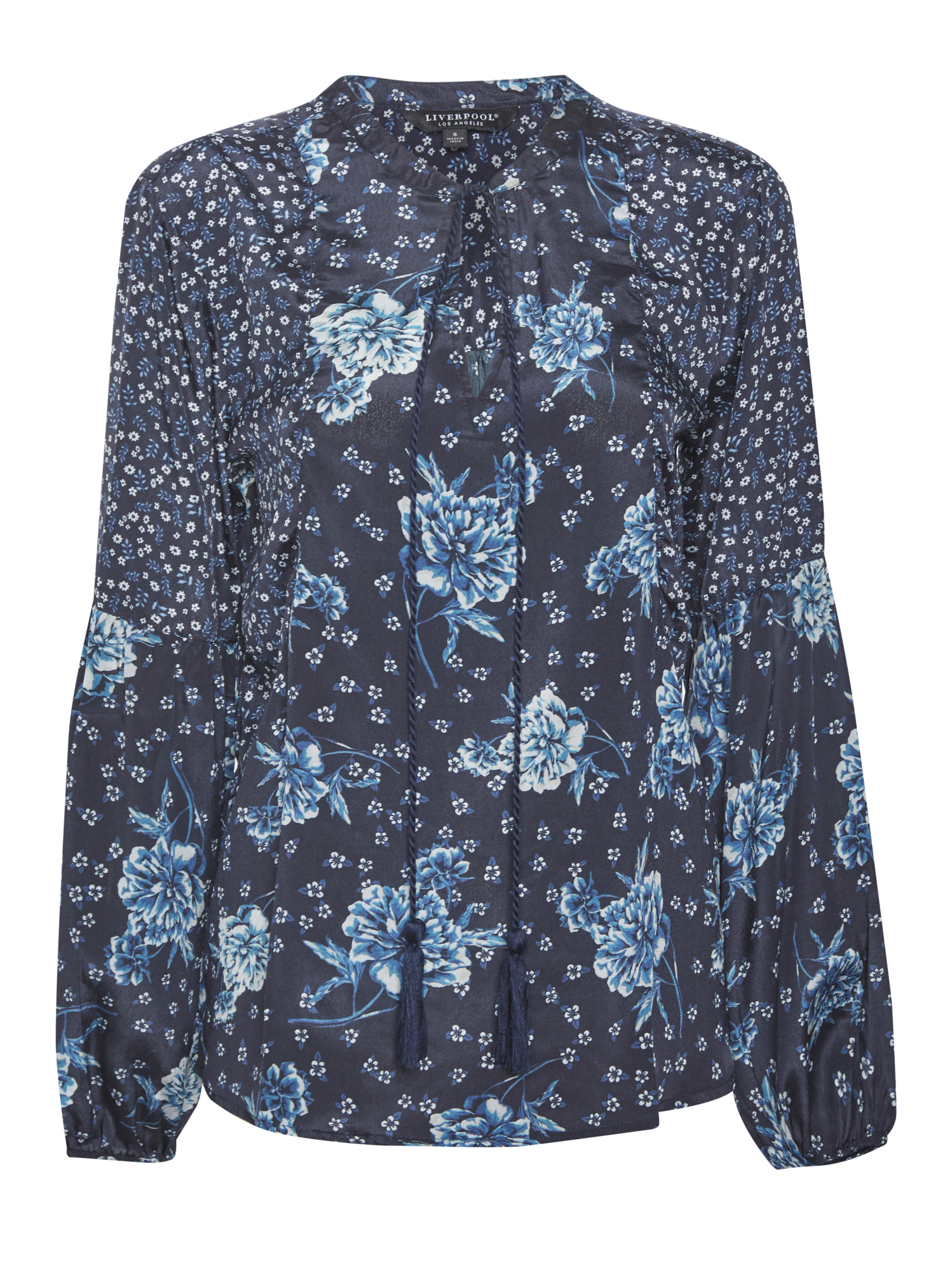 Liverpool Mixed Floral Print Blouse