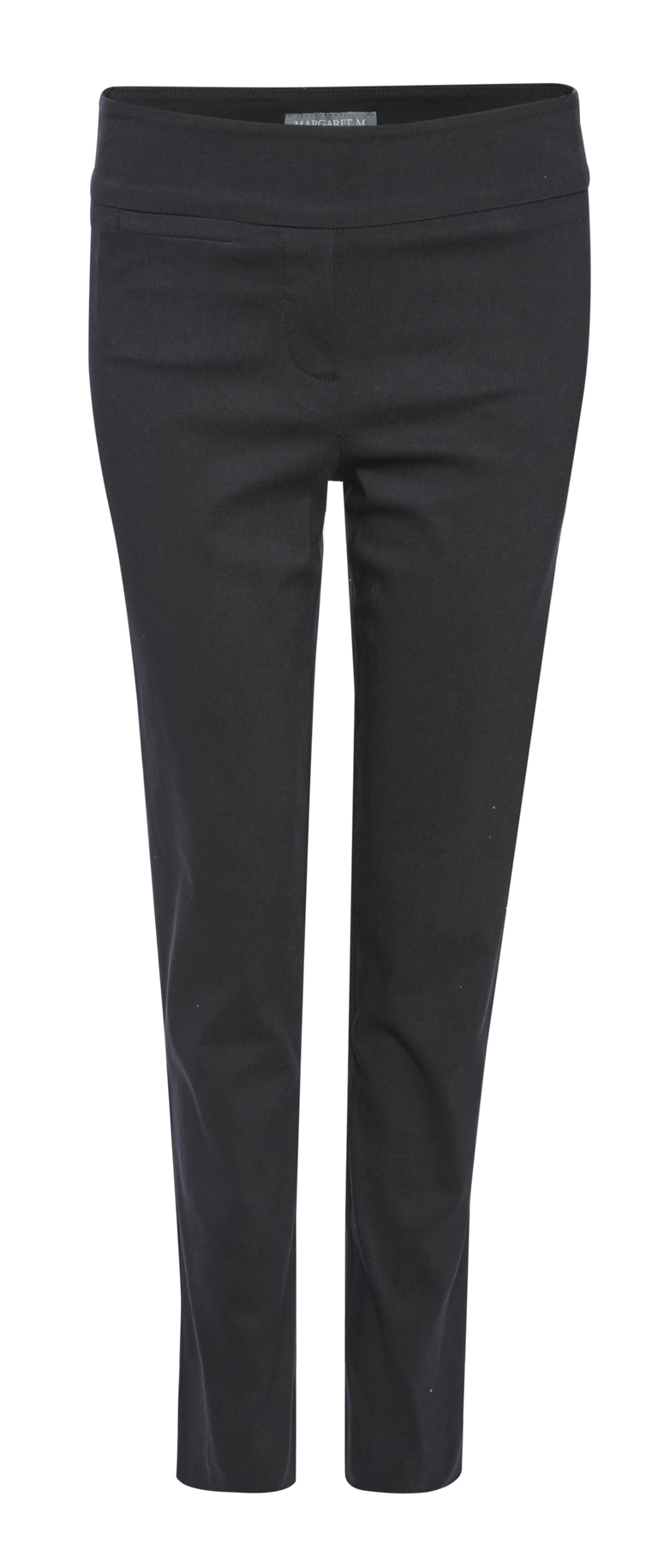 Margaret M Side Slit Slim Leg Pant