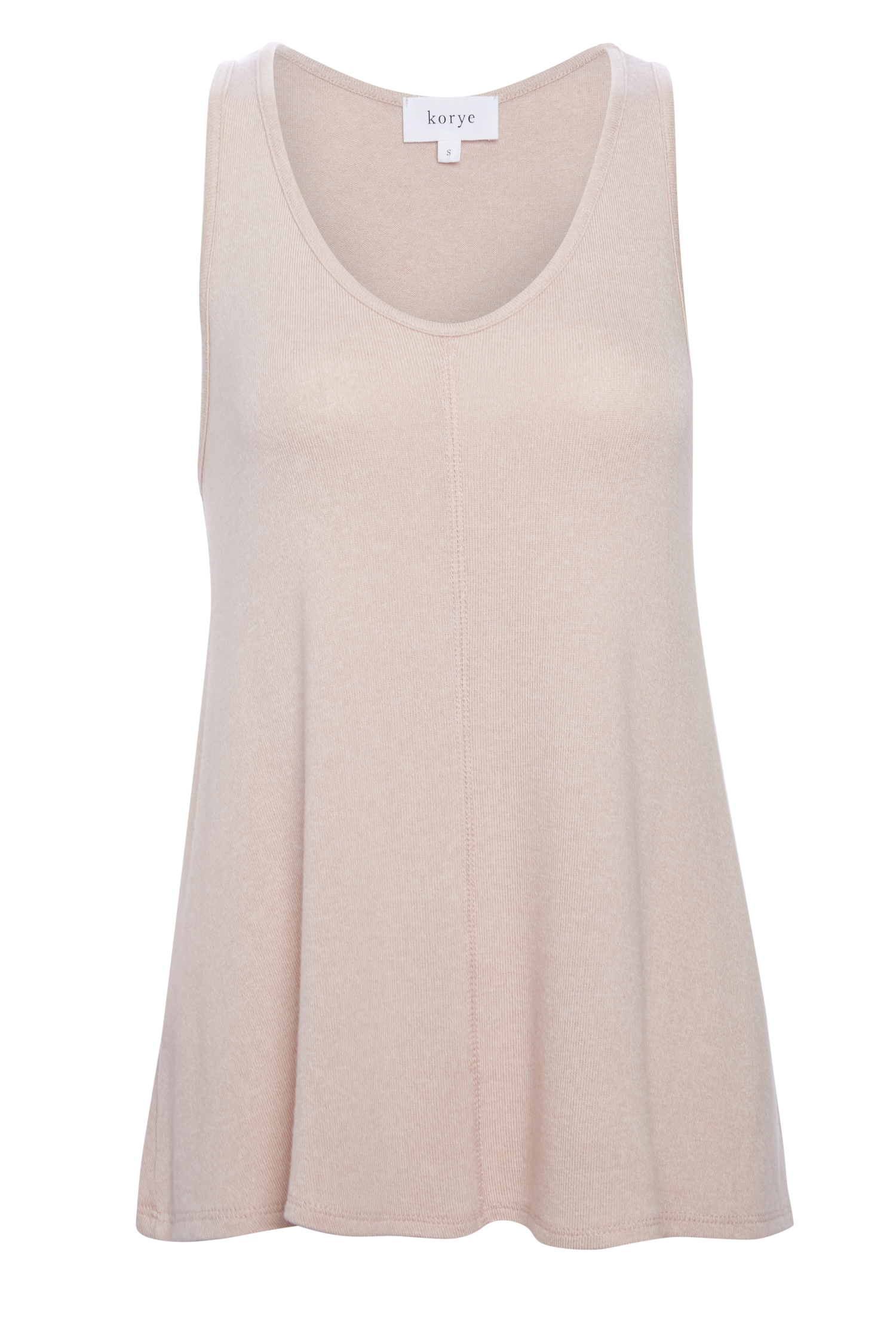 Sleeveless V Neck Knit Top